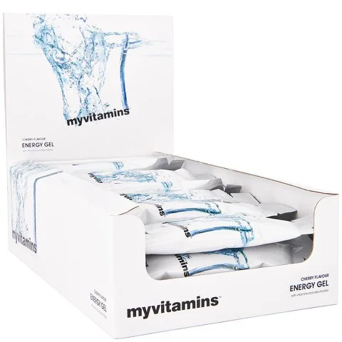 Myvitamins Energy Gel (Box) - 24 x 50g - كرز الصورة 1