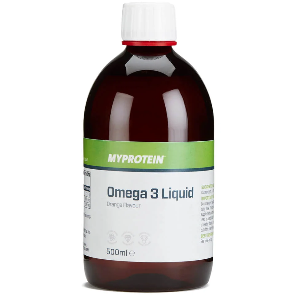Myprotein Omega 3 Liquid - 500ml - الفراولة الصورة 1