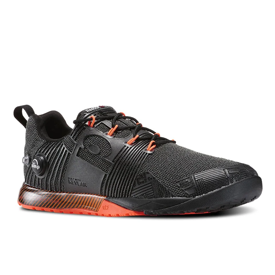 Reebok CrossFit Nano Pump Fusion Trainers - Black/Orange الصورة 1