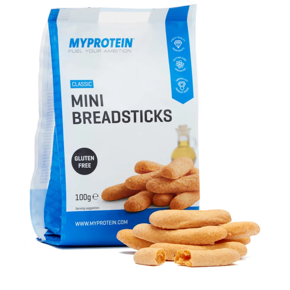 Myprotein Gluten Free Mini Breadsticks - 100g - كلاسيك الصورة 1