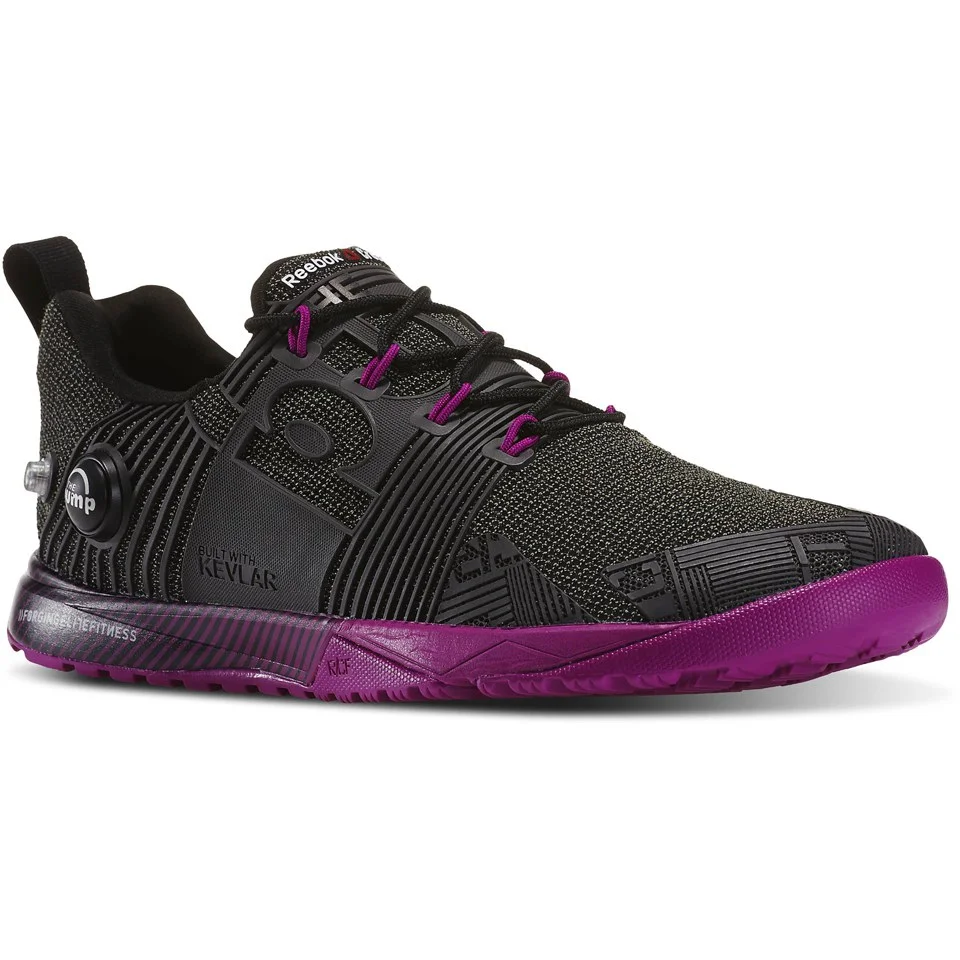 Reebok Women's CrossFit Nano Pump Fusion Trainers - Black/Purple الصورة 1