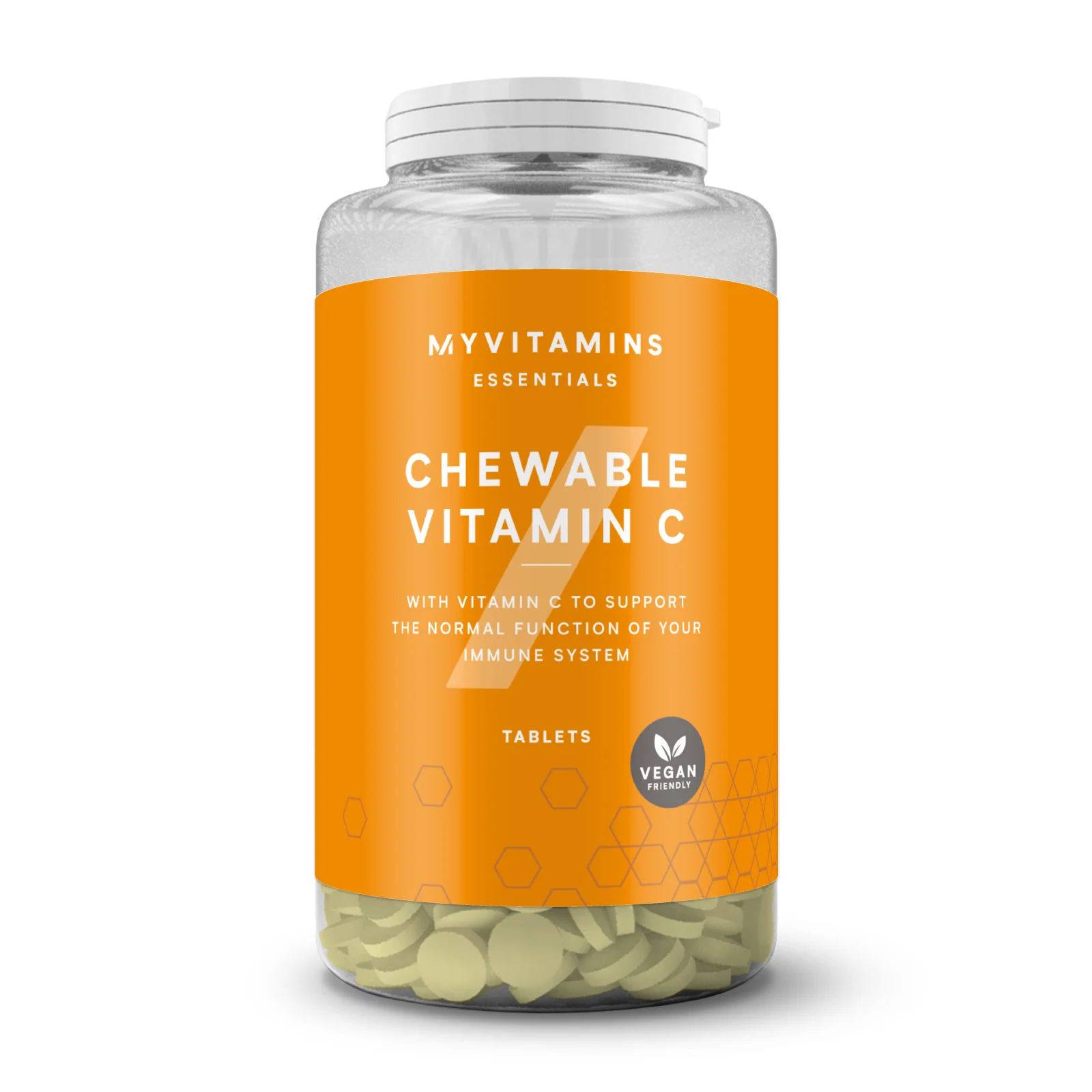 Myvitamins Chewable Vitamin C - 60tablets - البرتقال الصورة 1