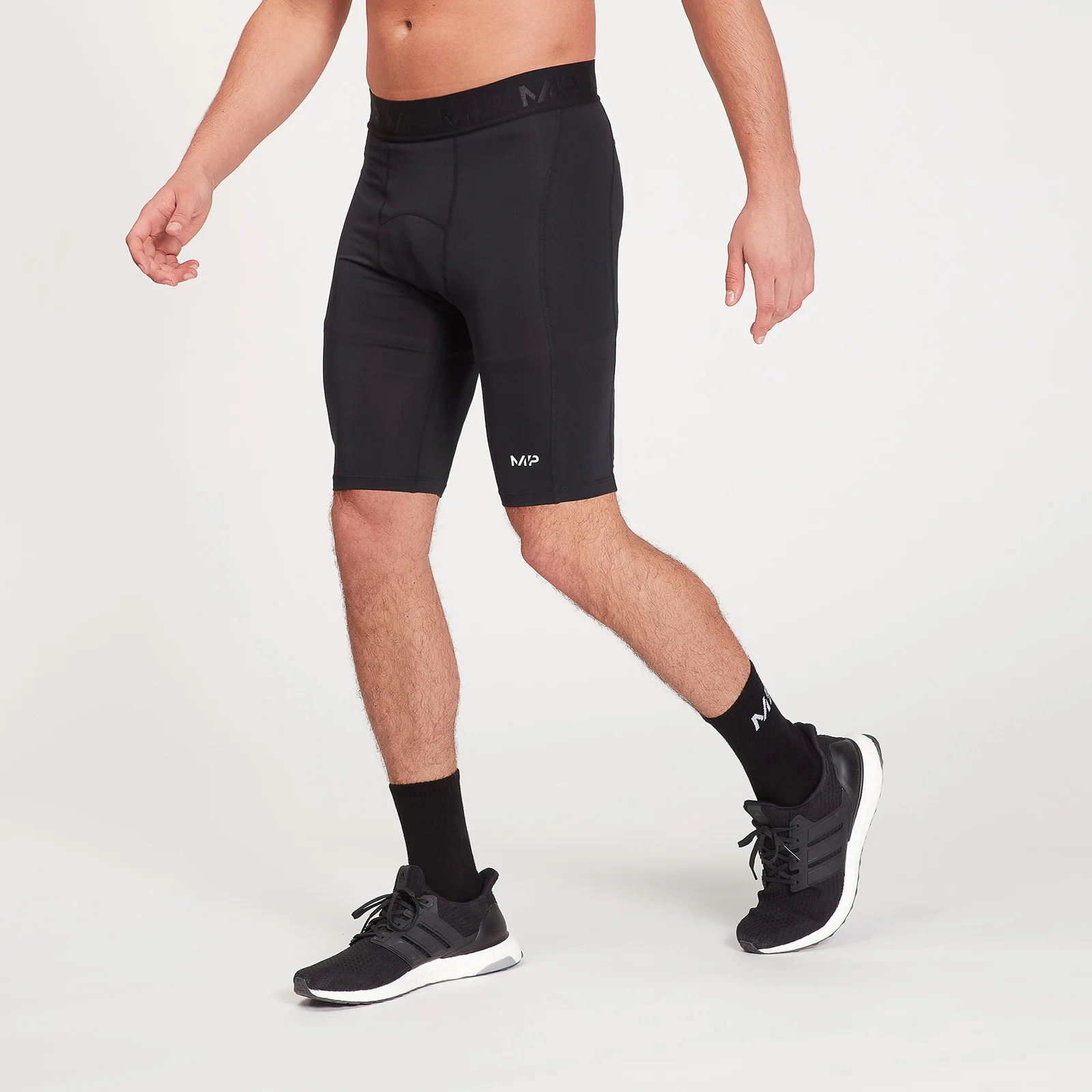 شورت رياضي Baselayer للرجال من MP - أسود - XS الصورة 1