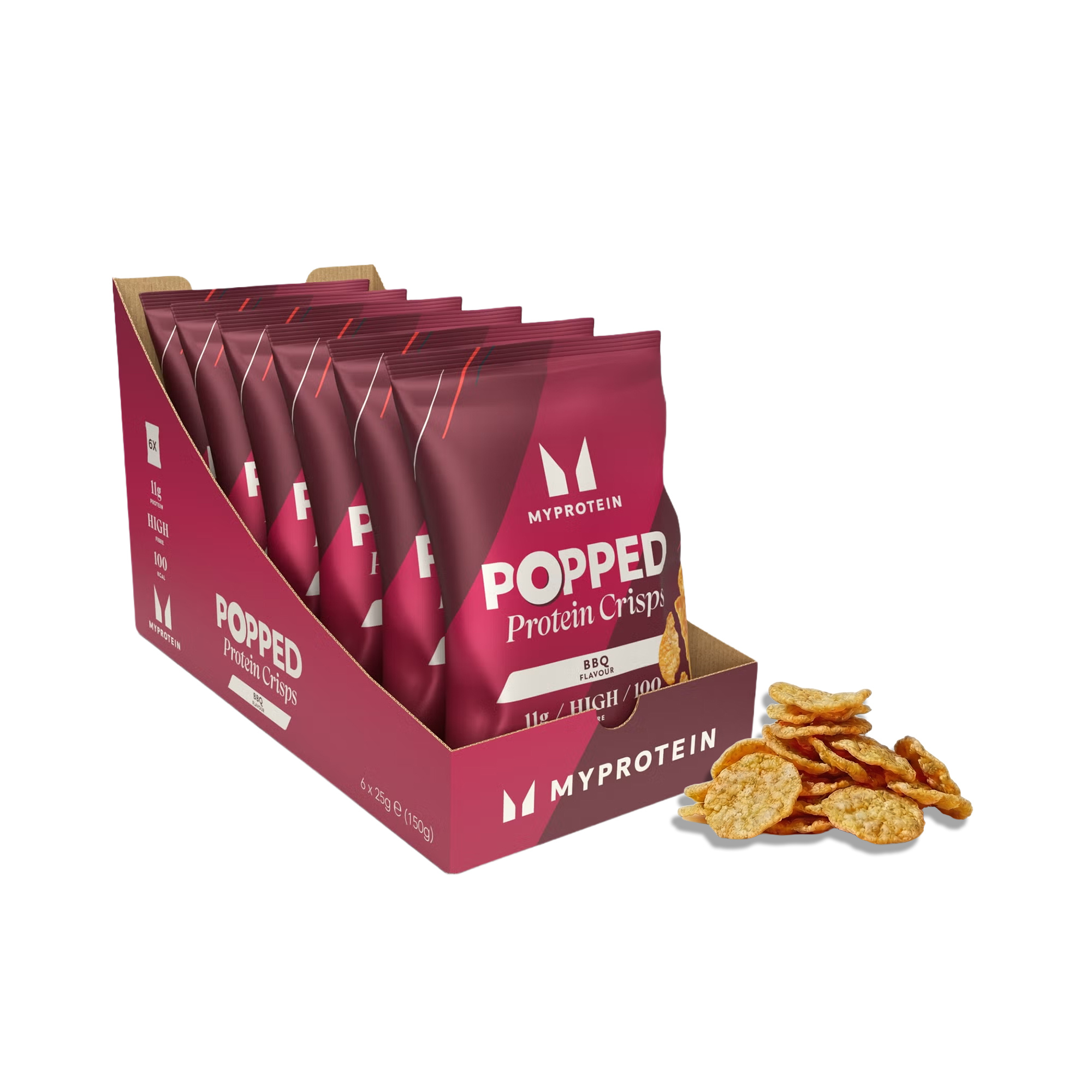 مقرمشات البروتين - 6 x 25g - باربيكيو الصورة 1