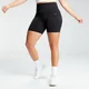 شورت رياضي ضيق نسائي Shape Seamless Ultra من MP - أسود