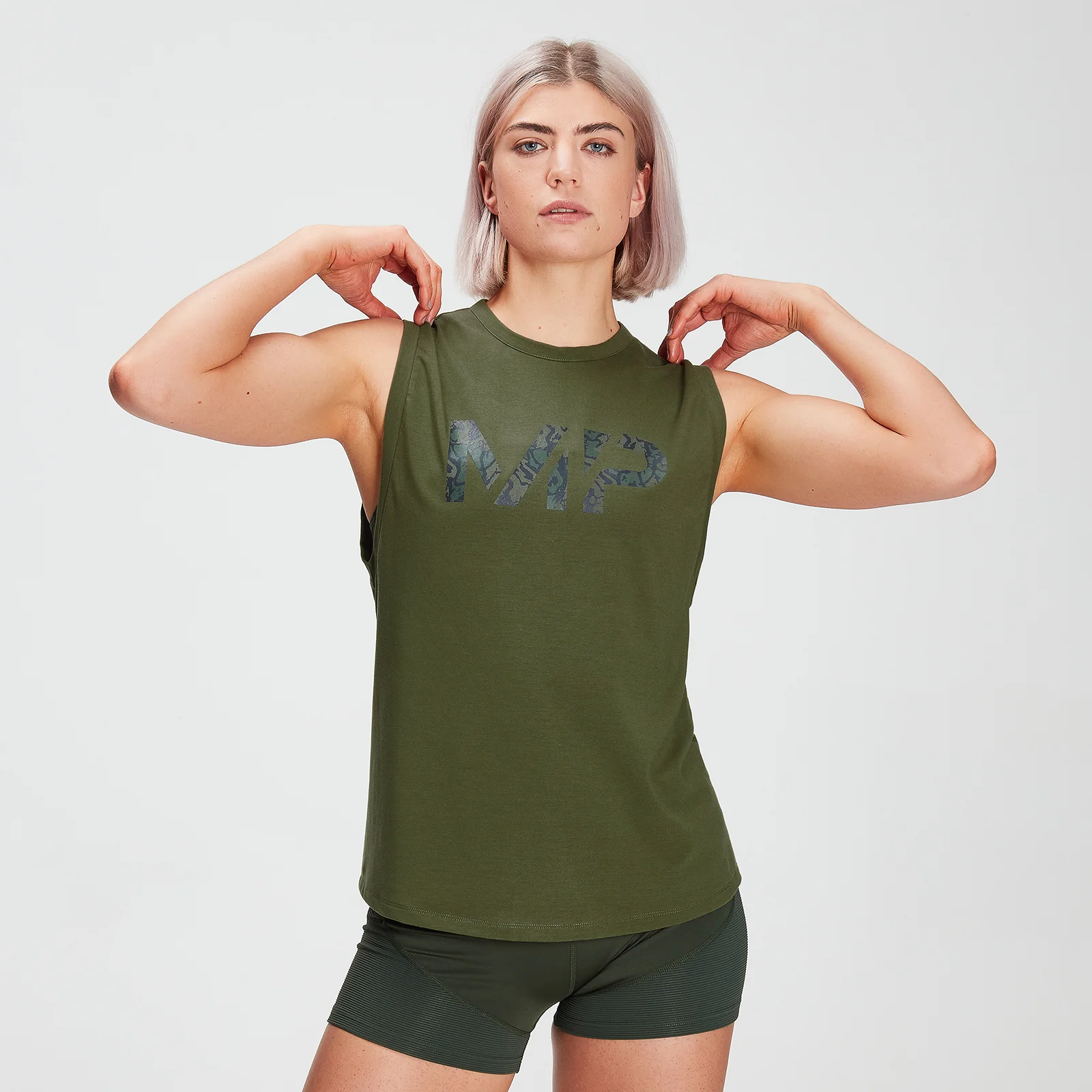 MP Women's drirelease® Drop Armhole Tank- Leaf Green - XXS الصورة 1