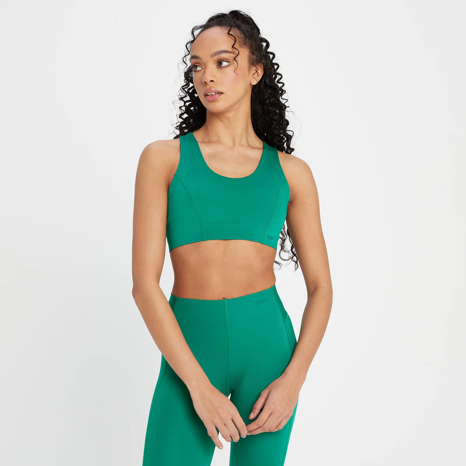 MP Women's Composure Repreve® Sports Bra - Energy Green - XXS الصورة 1