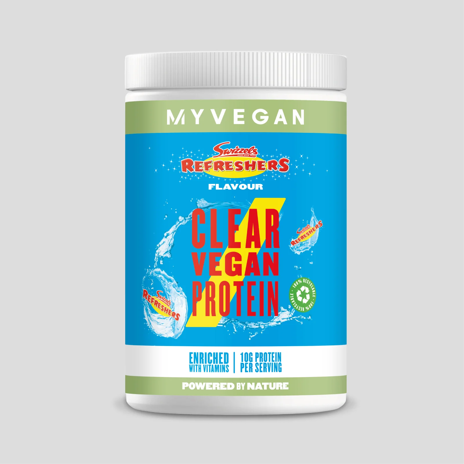 Clear Vegan Protein – Swizzels - 10servings - Refreshers الصورة 1