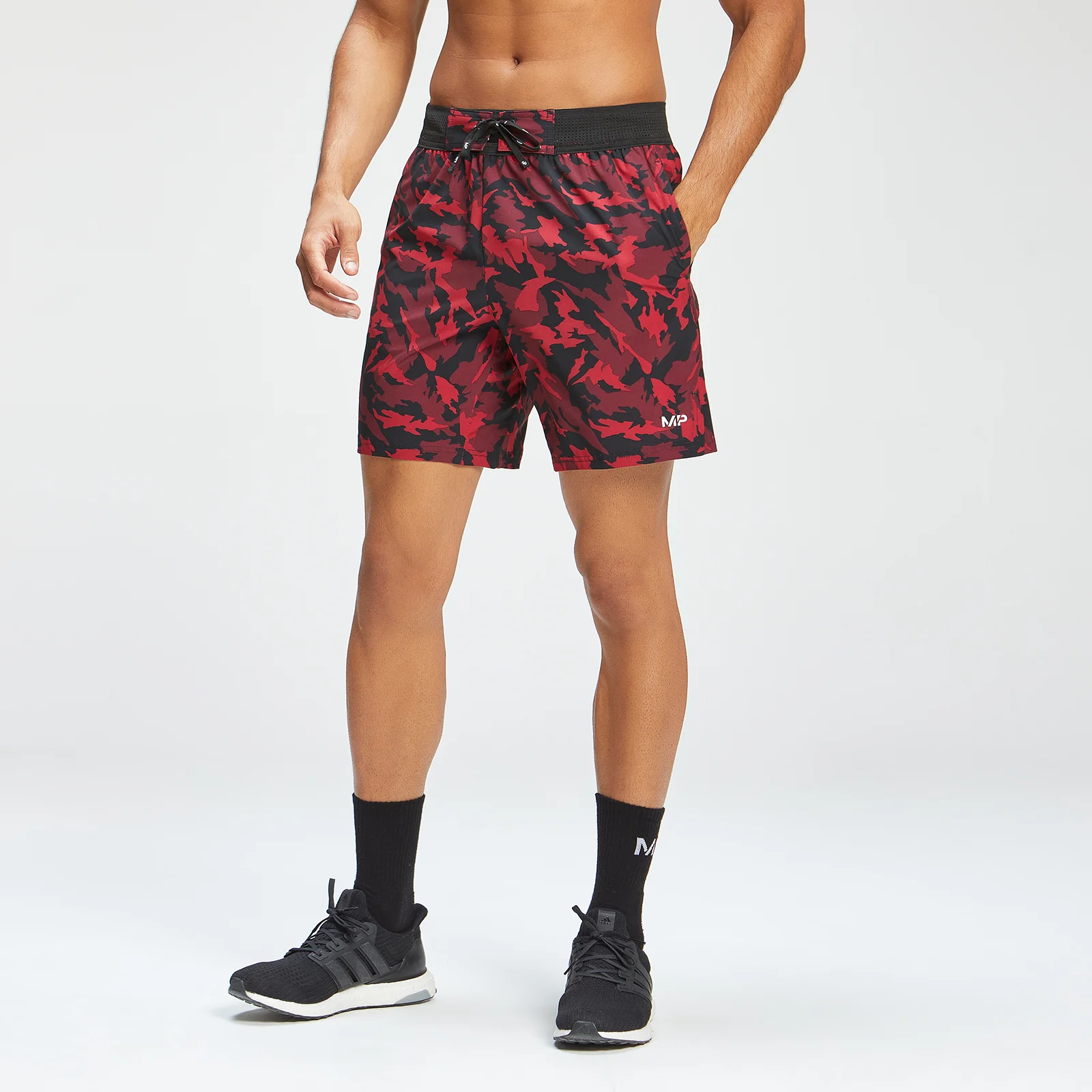MP Men's Adapt 360 Short - Red Camo - XXS الصورة 1