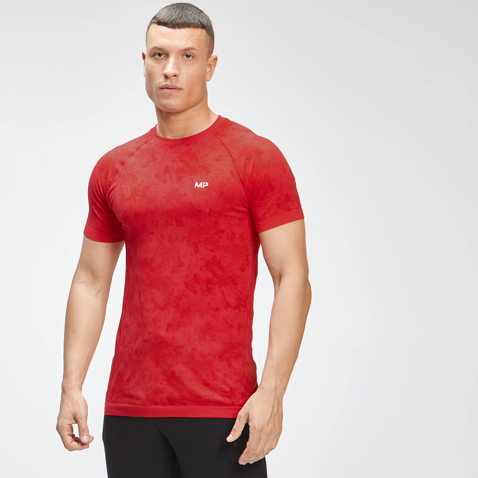 MP Men's Seamless Graphic Short Sleeve T-Shirt - Danger - XXS الصورة 1