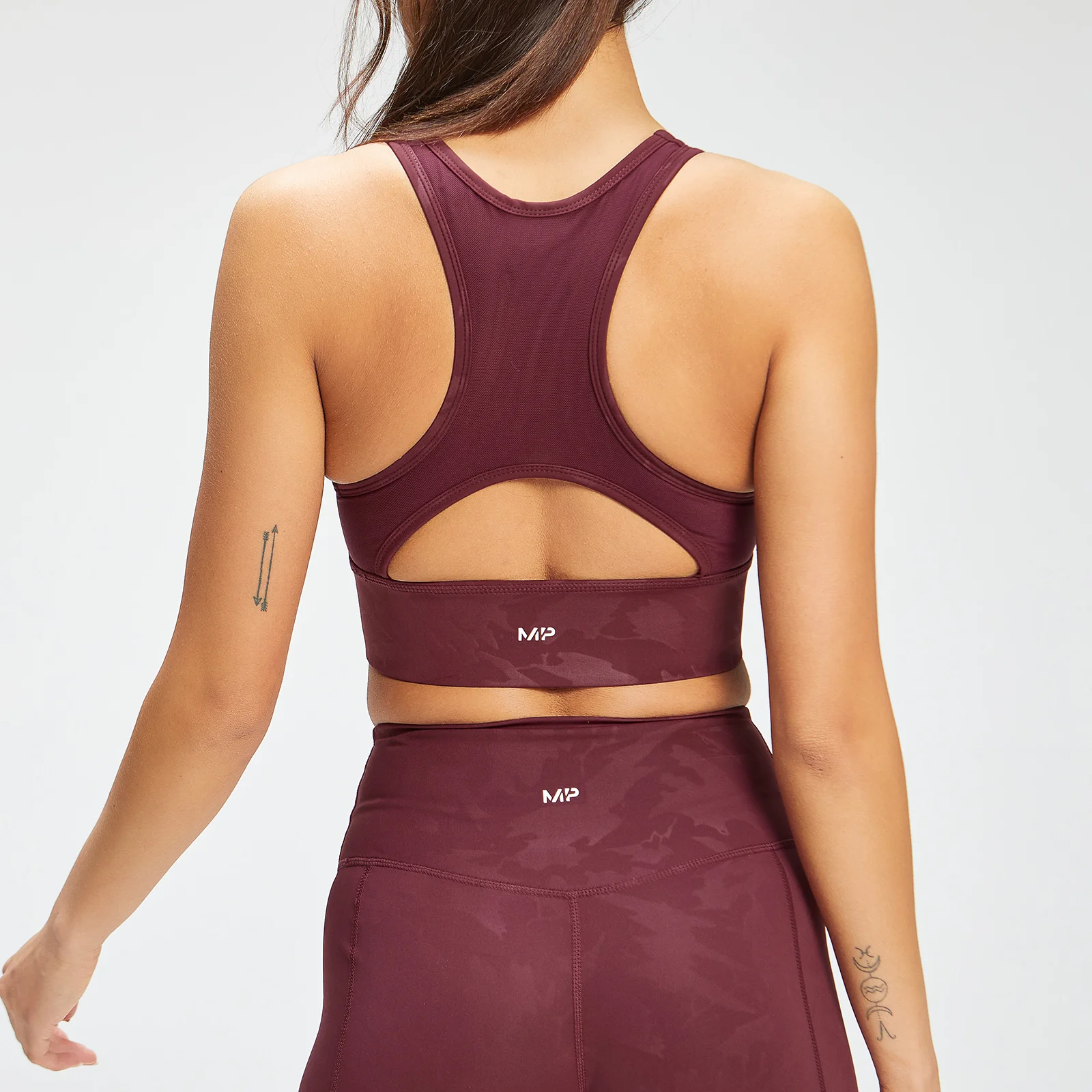 MP Women's Adapt Camo Sports Bra - Merlot - XXS الصورة 1
