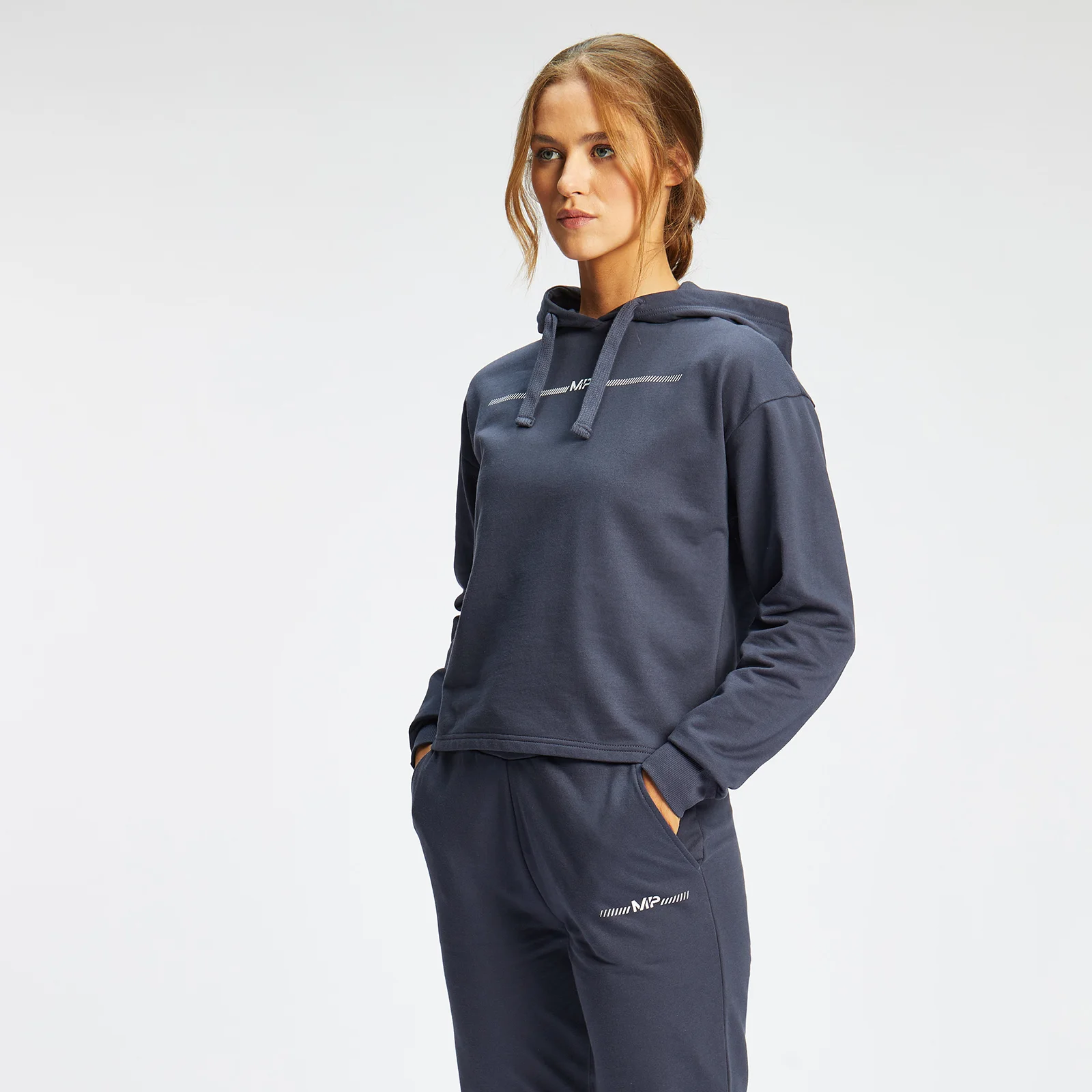 MP Women's Mini Mark Graphic Hoodie - Graphite - XXS الصورة 1