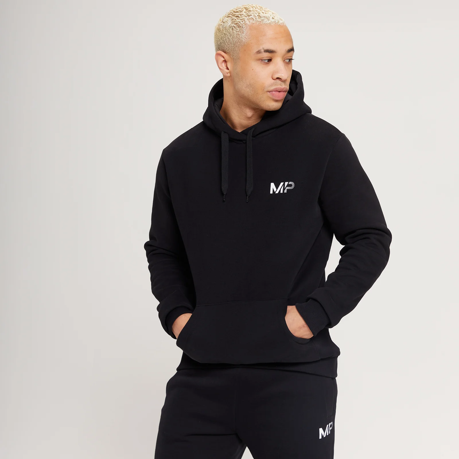 MP Men's Fade Graphic Hoodie - Black - XXS الصورة 1