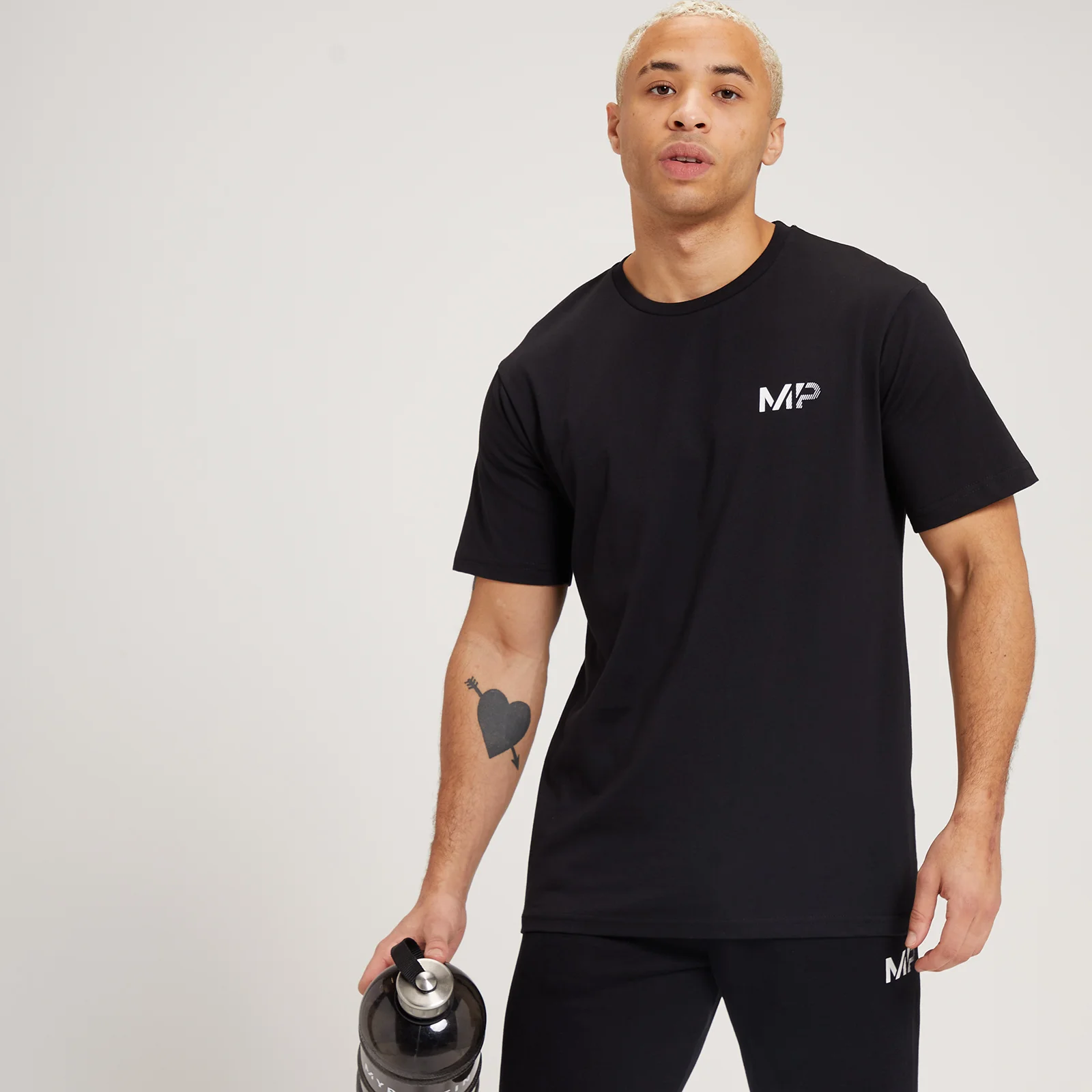 MP Men's Fade Graphic Short Sleeve T-Shirt - Black - XXS الصورة 1