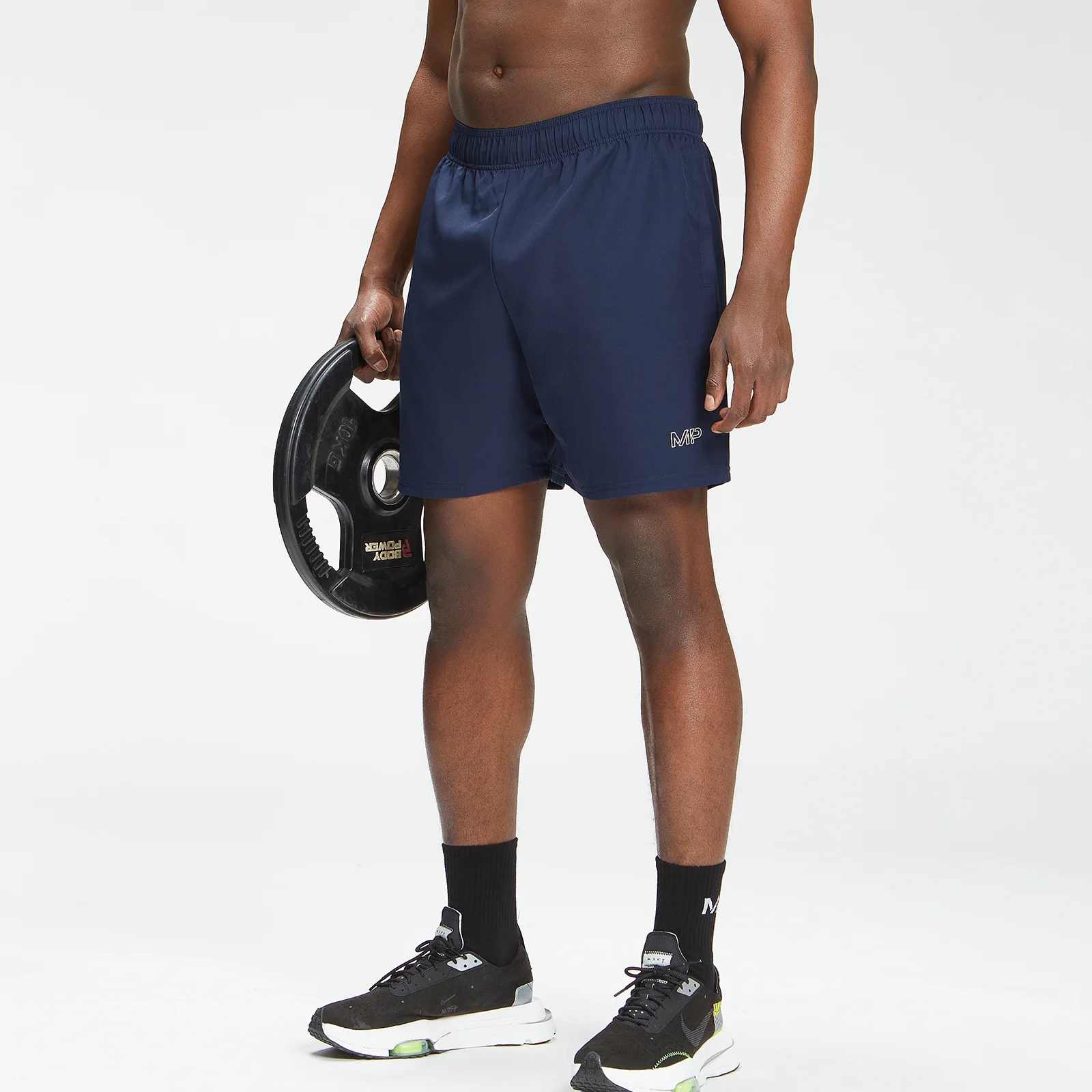 MP Men's Repeat Mark Graphic Training Shorts - Petrol Blue - XXS الصورة 1