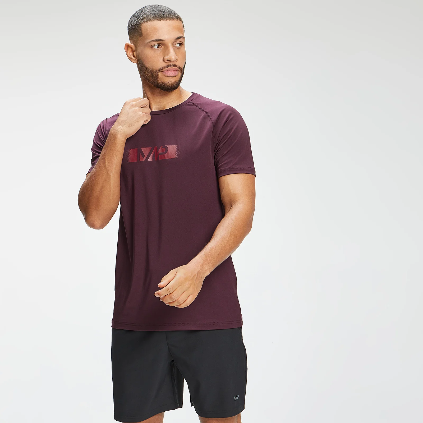 MP Men's Graffiti Graphic Training Short Sleeve T-Shirt - Port - L الصورة 1