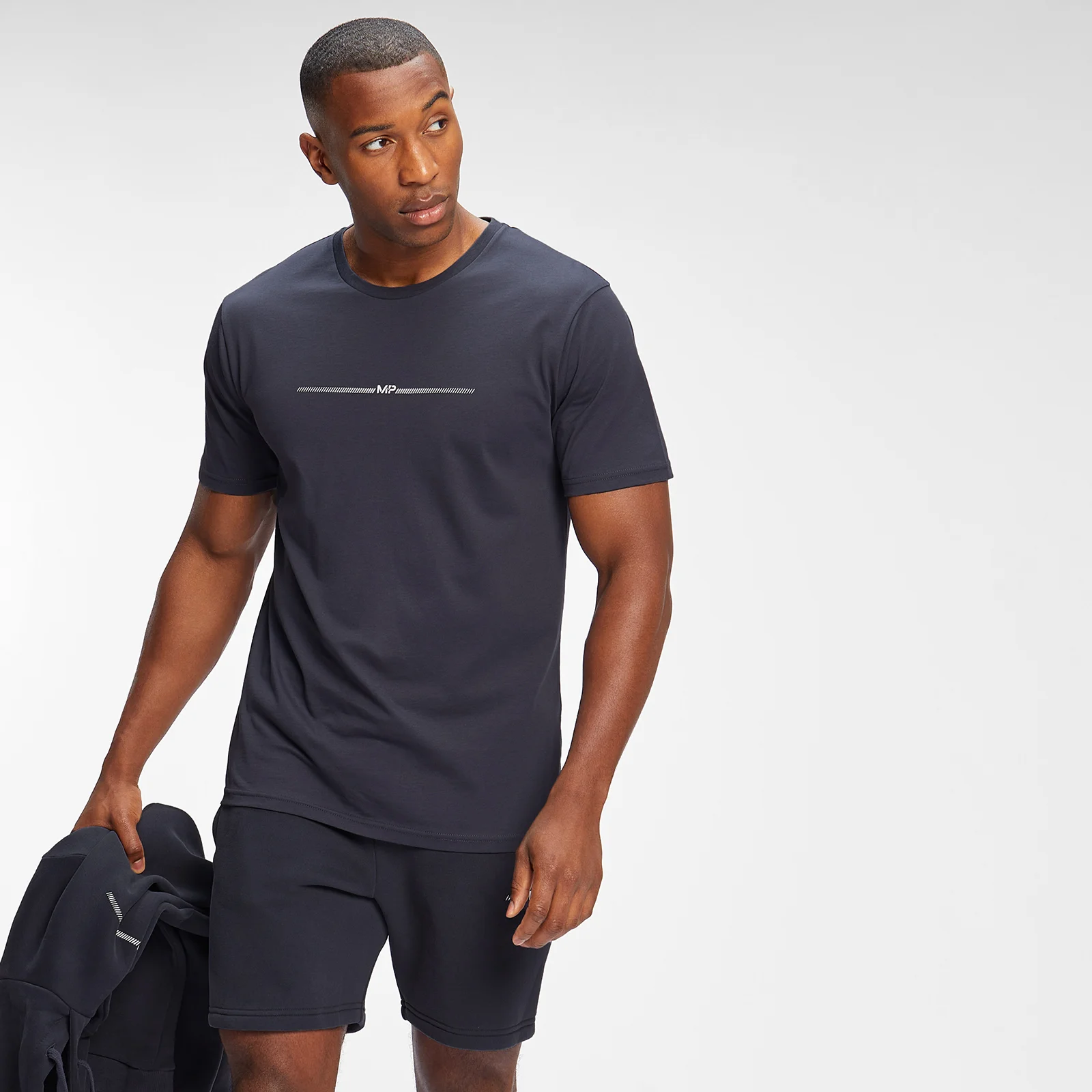 MP Men's Mini Mark Graphic Short Sleeve T-Shirt - Graphite - XXS الصورة 1