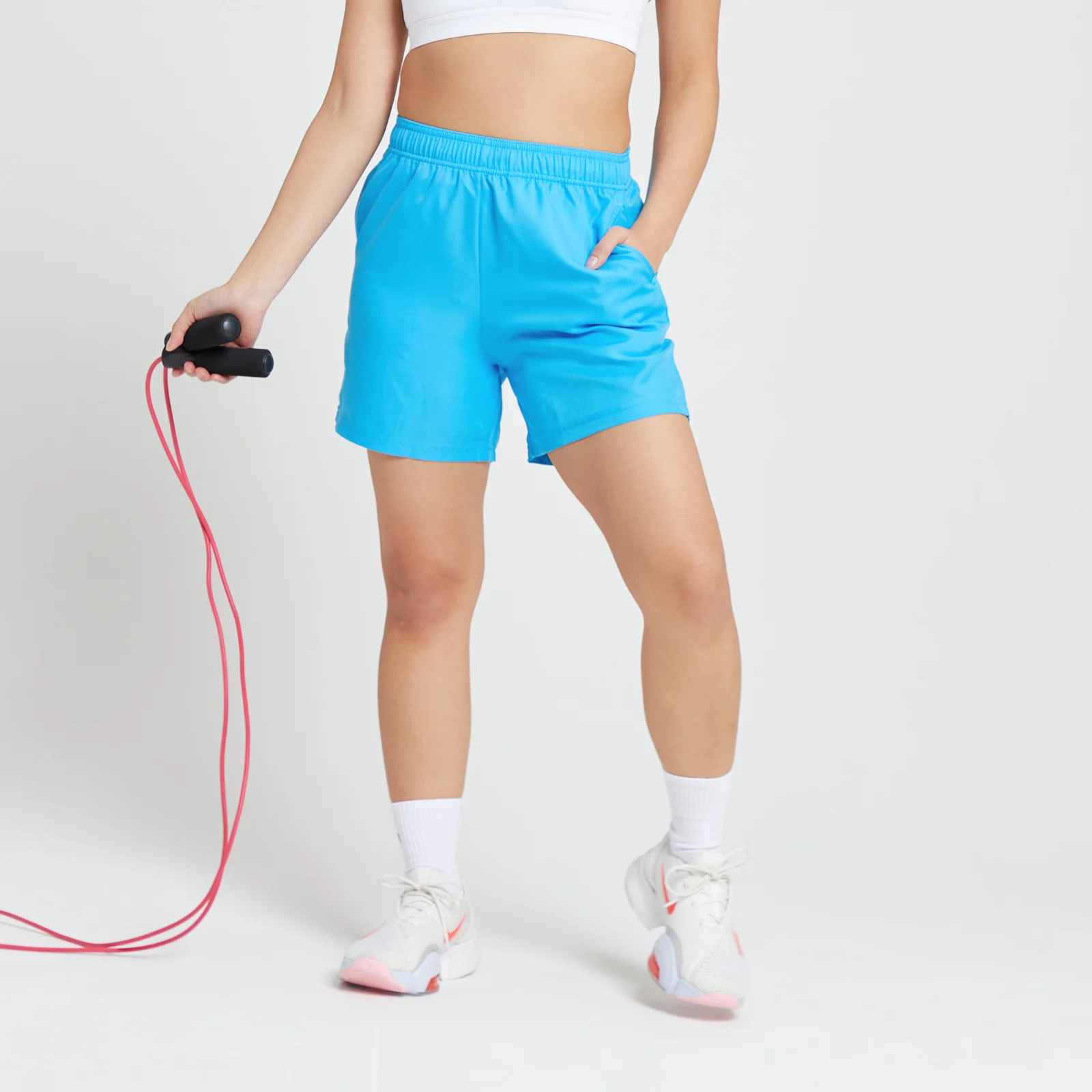 MP Women's Graffiti Graphic Training Short - Bright Blue - XXS الصورة 1