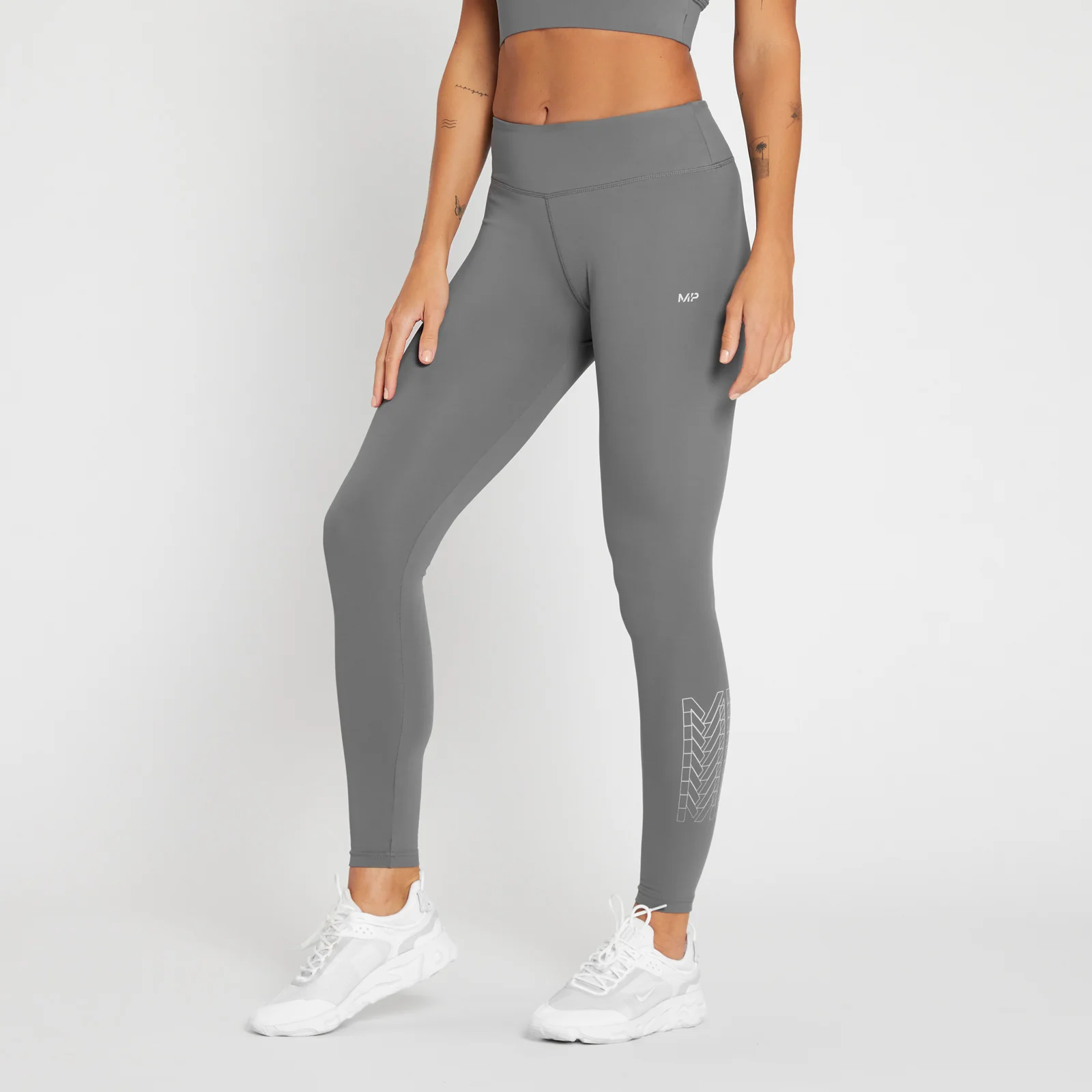 MP Women's Repeat MP Training Leggings - Carbon - XXS الصورة 1