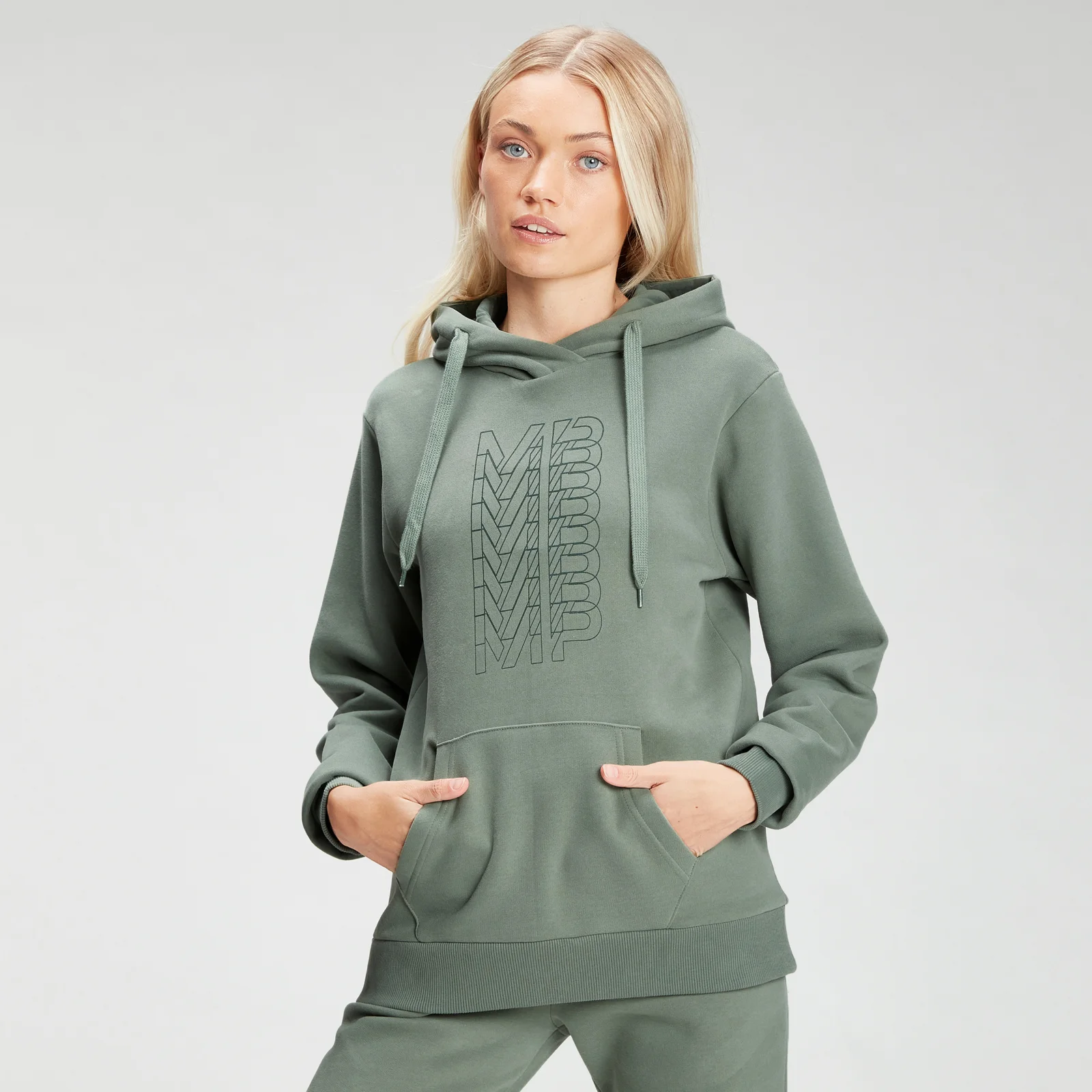 MP Women's Repeat MP Hoodie - Cactus - XXS الصورة 1