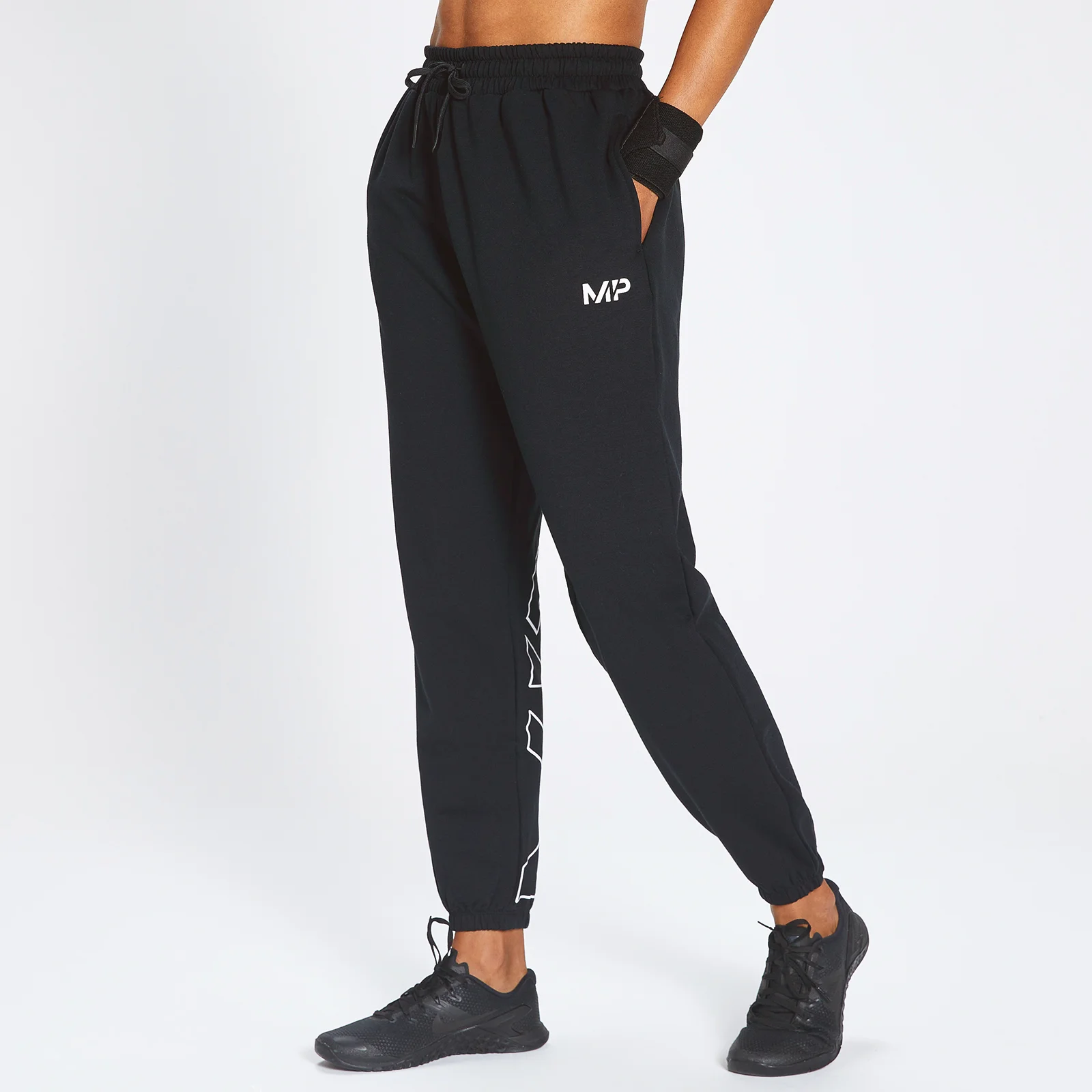 MP Women's Engage Bold Graphic Joggers - Black - XXS الصورة 1