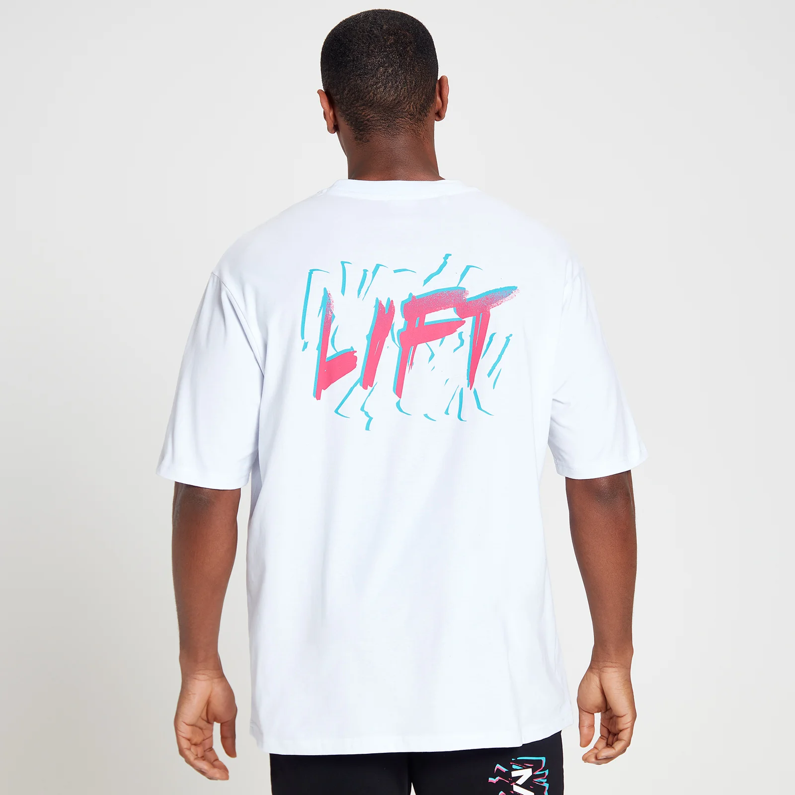 MP Men's Retro Oversized Lift T-Shirt - White - XXS الصورة 1