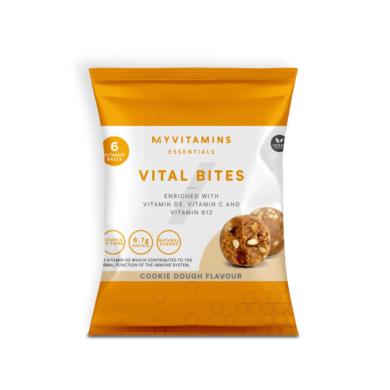 Myvitamins Vital Bites (Sample) - 45g - Cookie Dough  الصورة 1