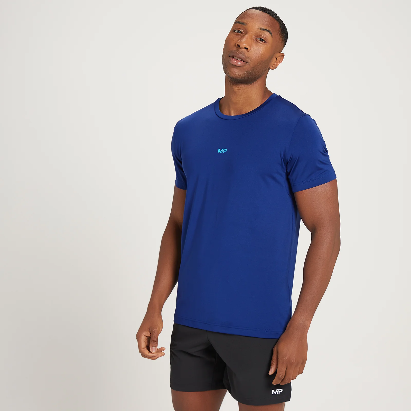 MP Men's Adapt Camo Print Short Sleeve T-Shirt - Deep Blue - XXS الصورة 1