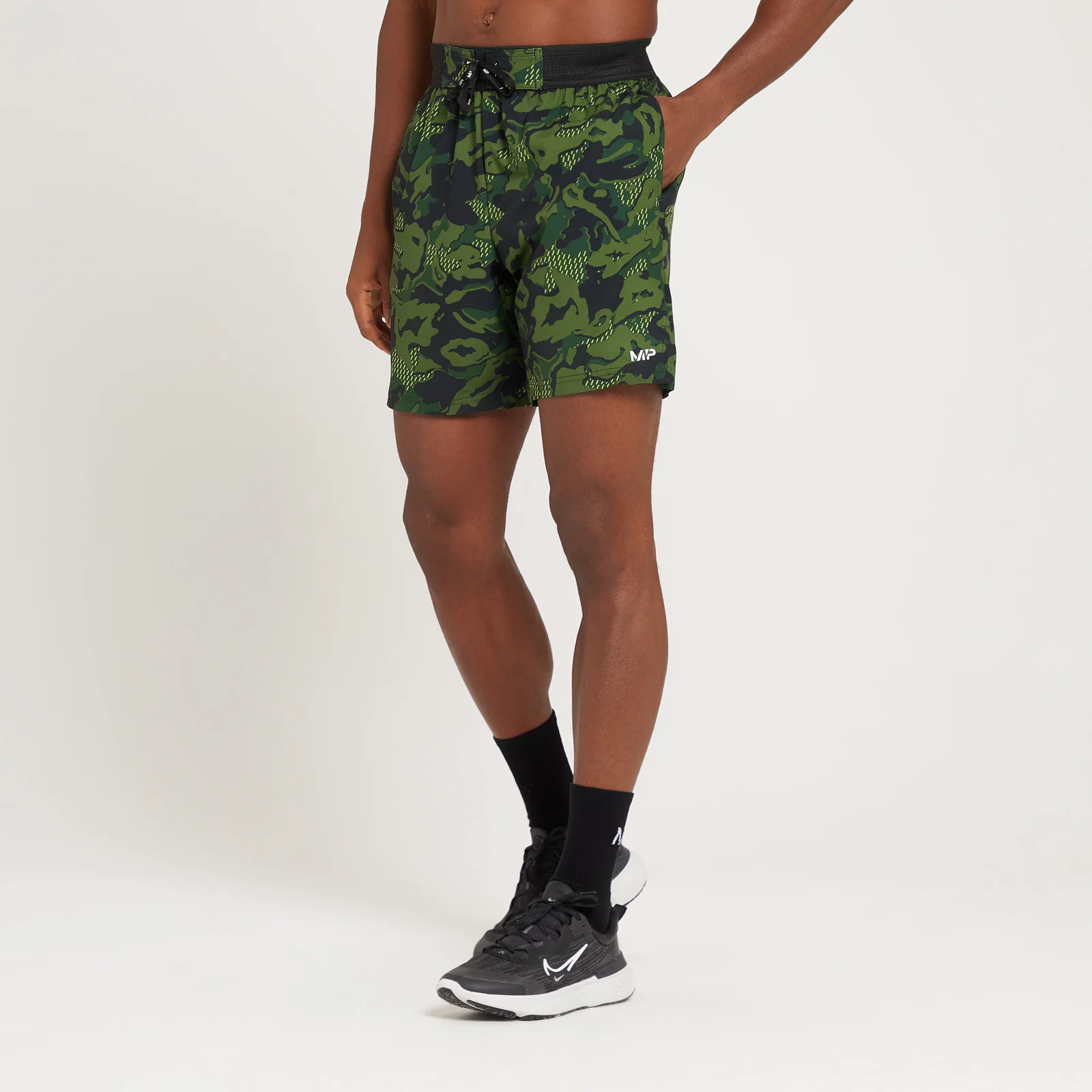 MP Men's Adapt 360 Shorts - Green Camo - XXS الصورة 1
