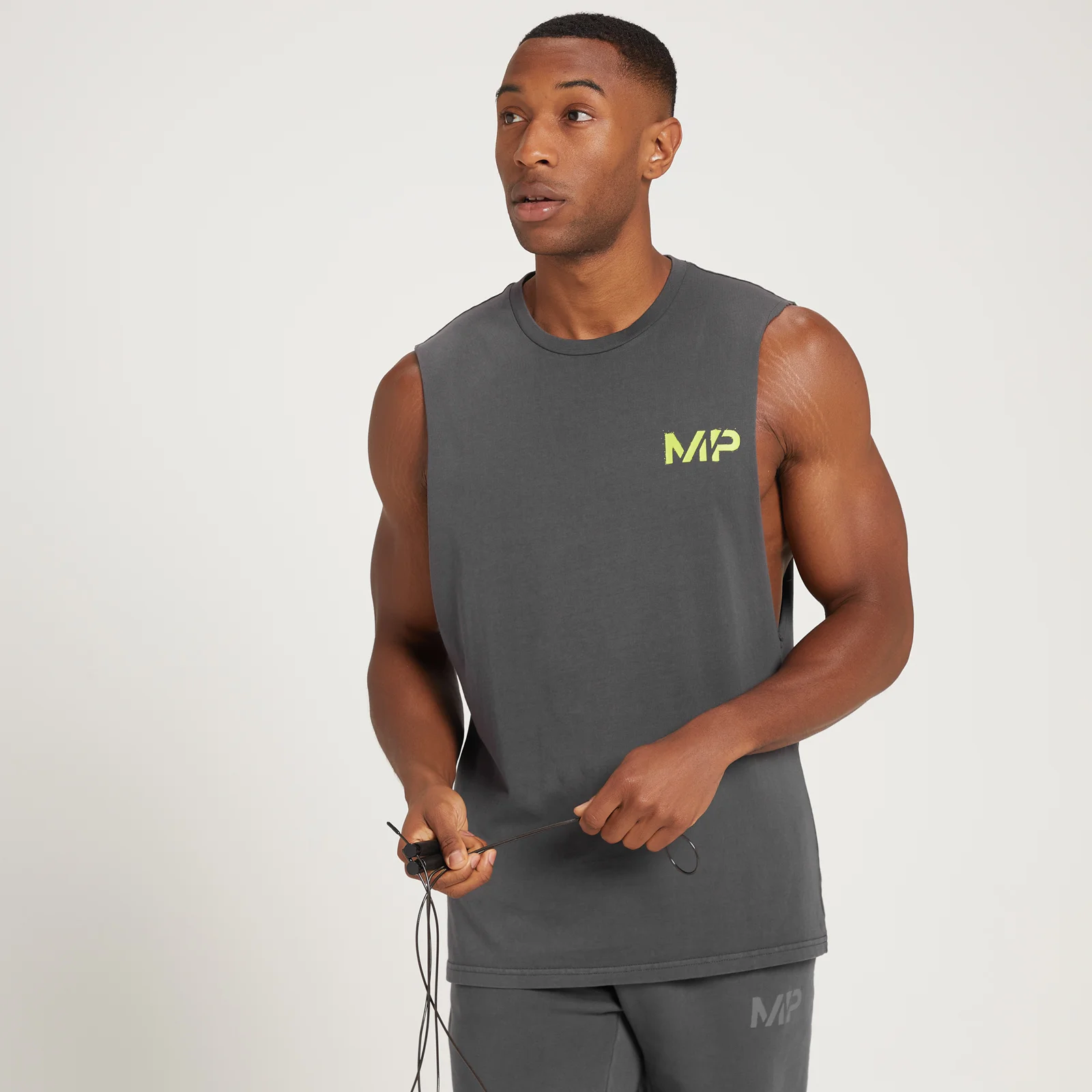 MP Men's Adapt Washed Tank Top - Lead Grey - XXS الصورة 1