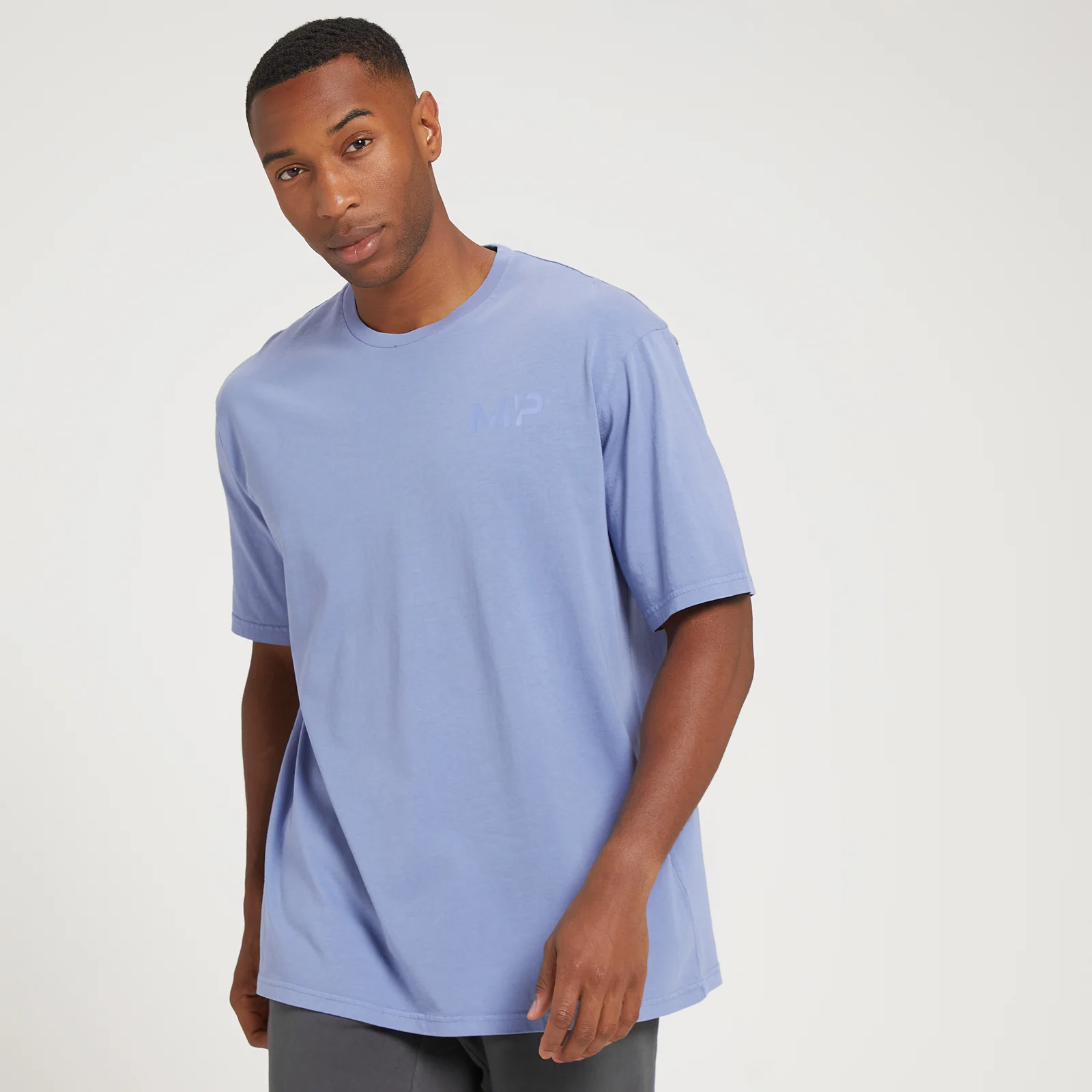MP Men's Adapt Washed Oversized Short Sleeve T-Shirt - Chalk Purple - XXS الصورة 1