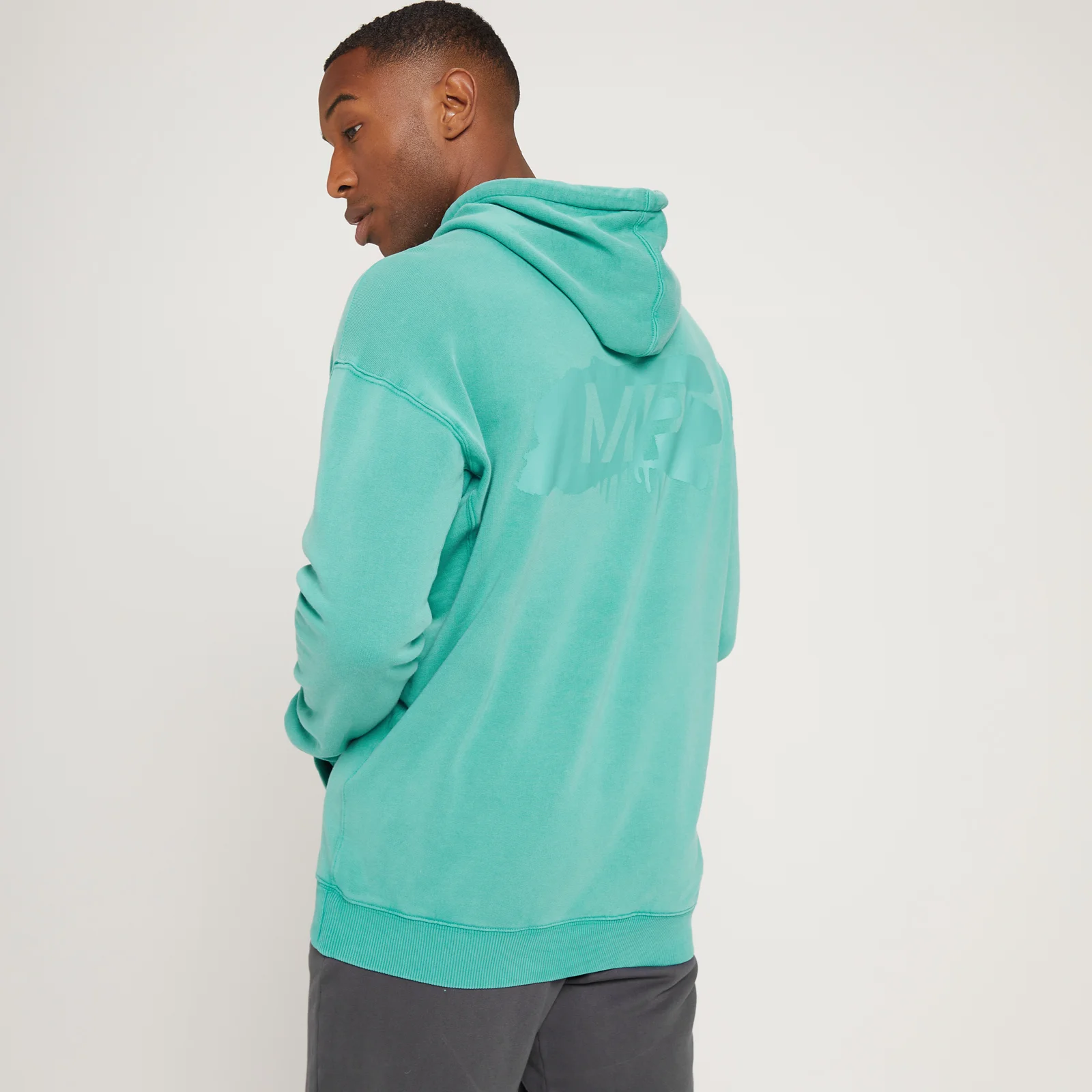 MP Men's Adapt Washed Hoodie - Smoke Green - XXS الصورة 1