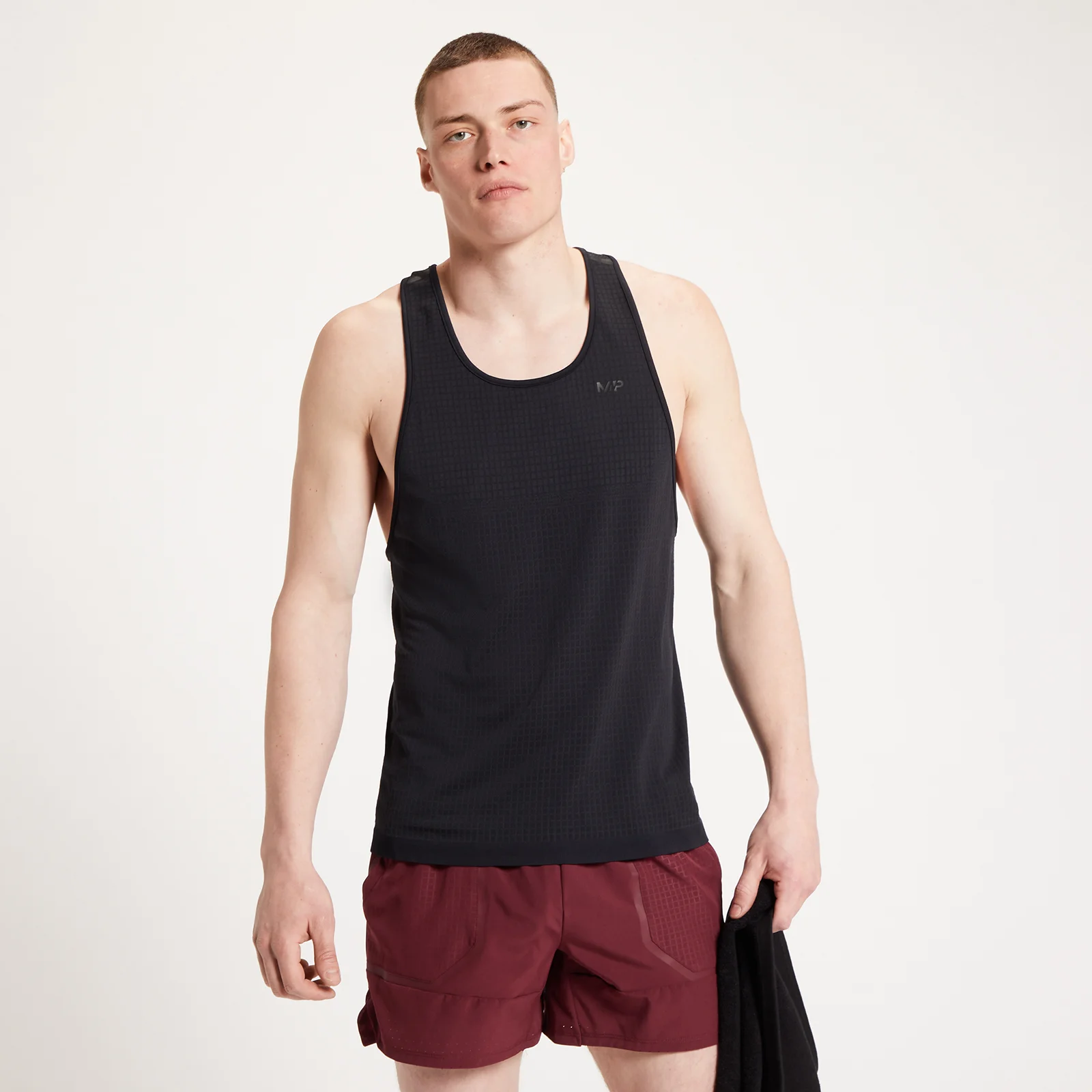 MP Men's Tempo Ultra Seamless Vest - Black - XXS الصورة 1