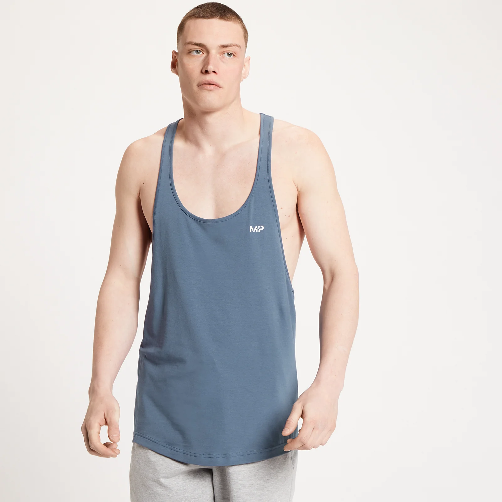 MP Men's Form Vest - Steel Blue - XXS الصورة 1