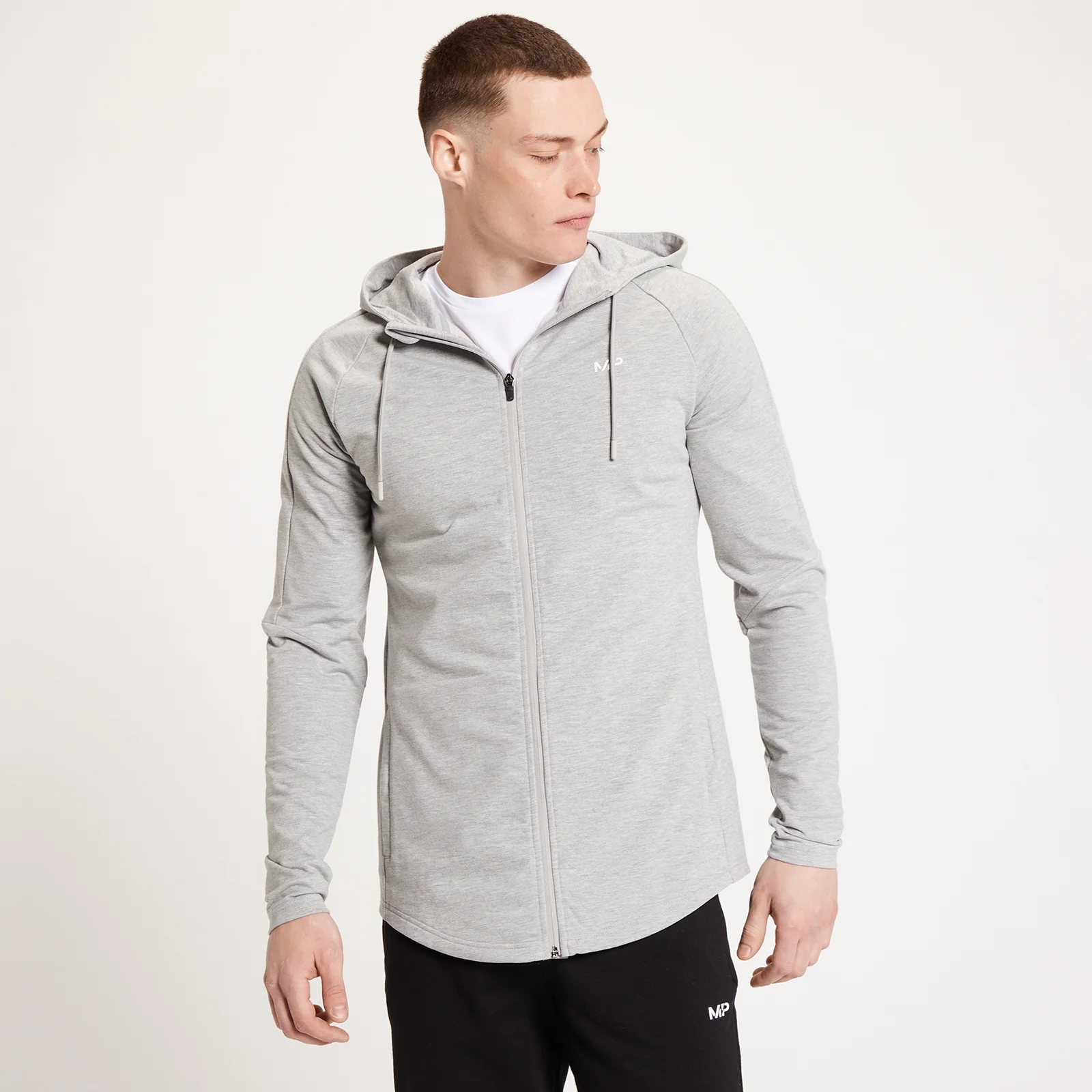 MP Men's Form Zip Up Hoodie - Storm Marl - XXS الصورة 1