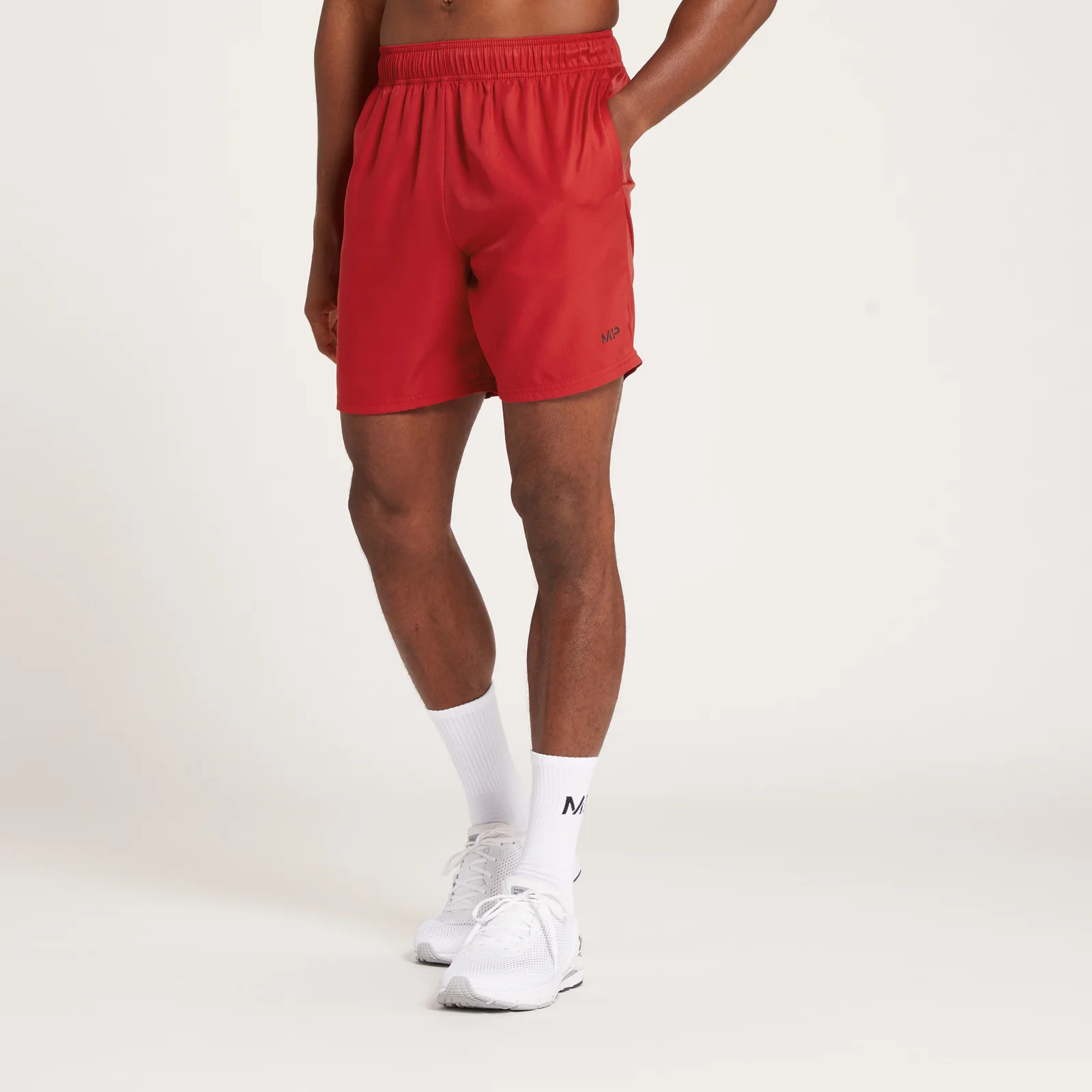 MP Men's Repeat MP Graphic Training Shorts - Wine - XXS الصورة 1