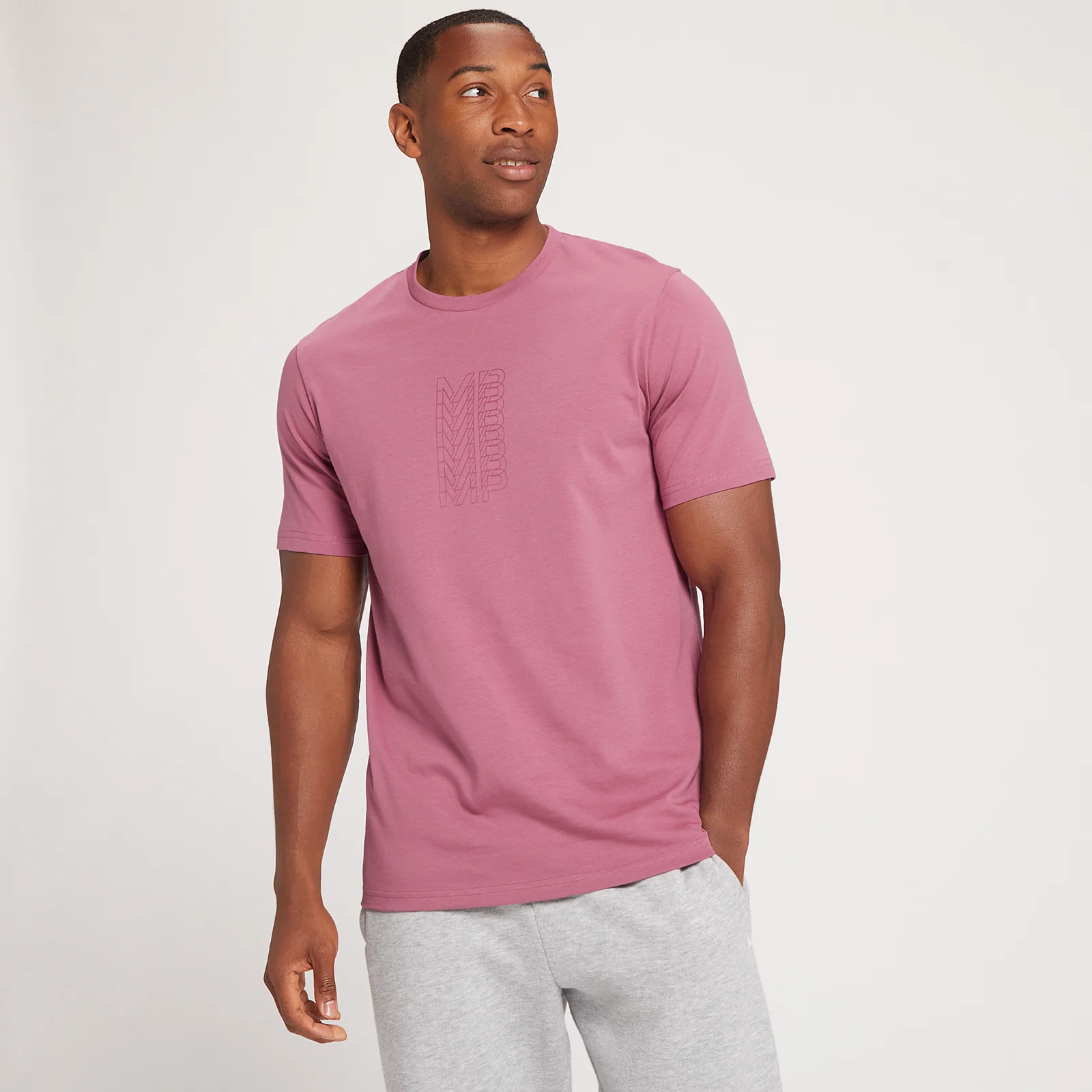 MP Men's Repeat MP Graphic Short Sleeve T-Shirt - Mauve - XXS الصورة 1