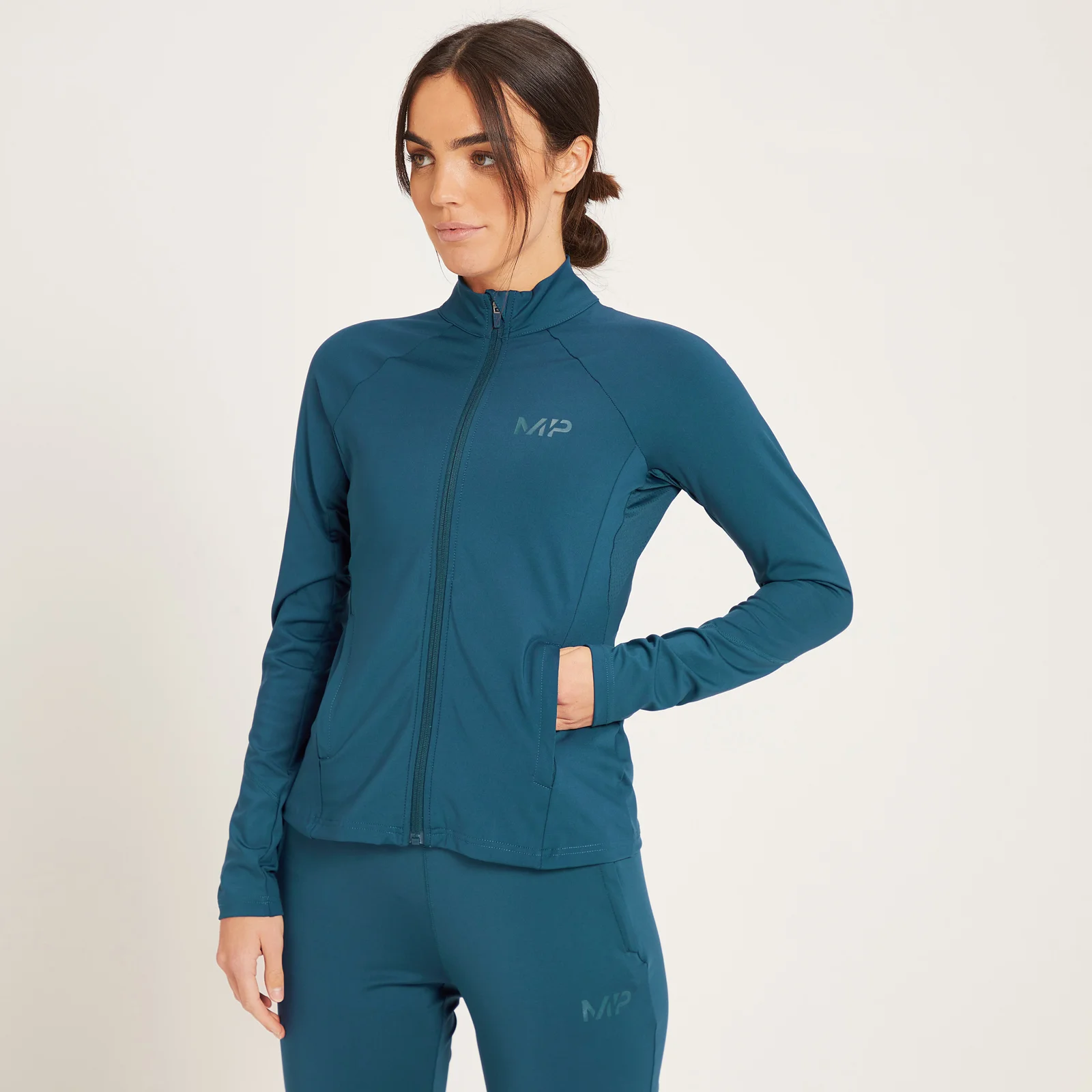 MP Women's Tempo Training Jacket - Dust Blue - XXS الصورة 1