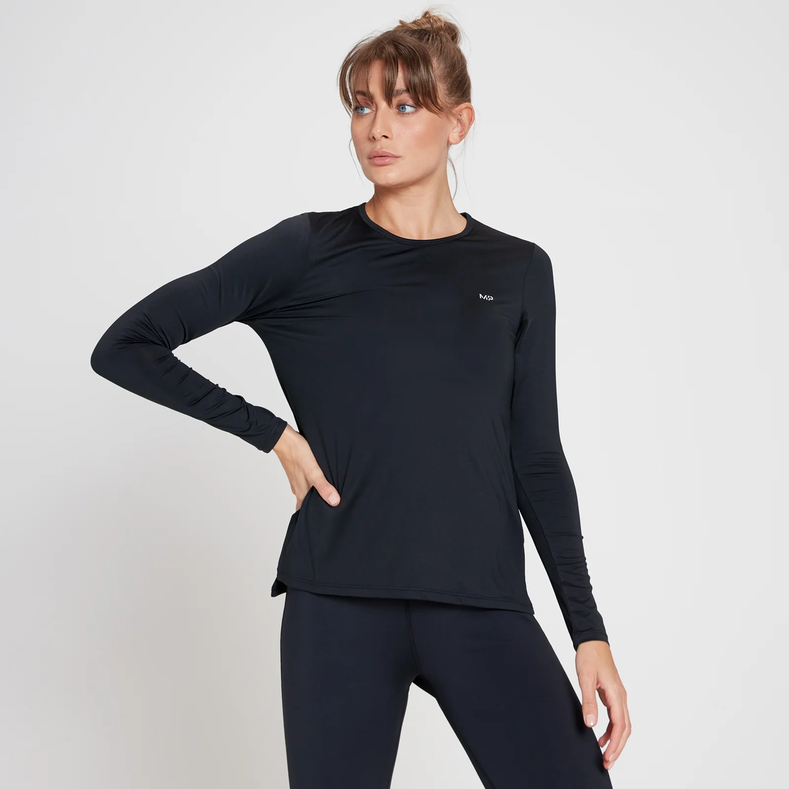 MP Women's Velocity Long Sleeve T-Shirt - Black - XXS الصورة 1