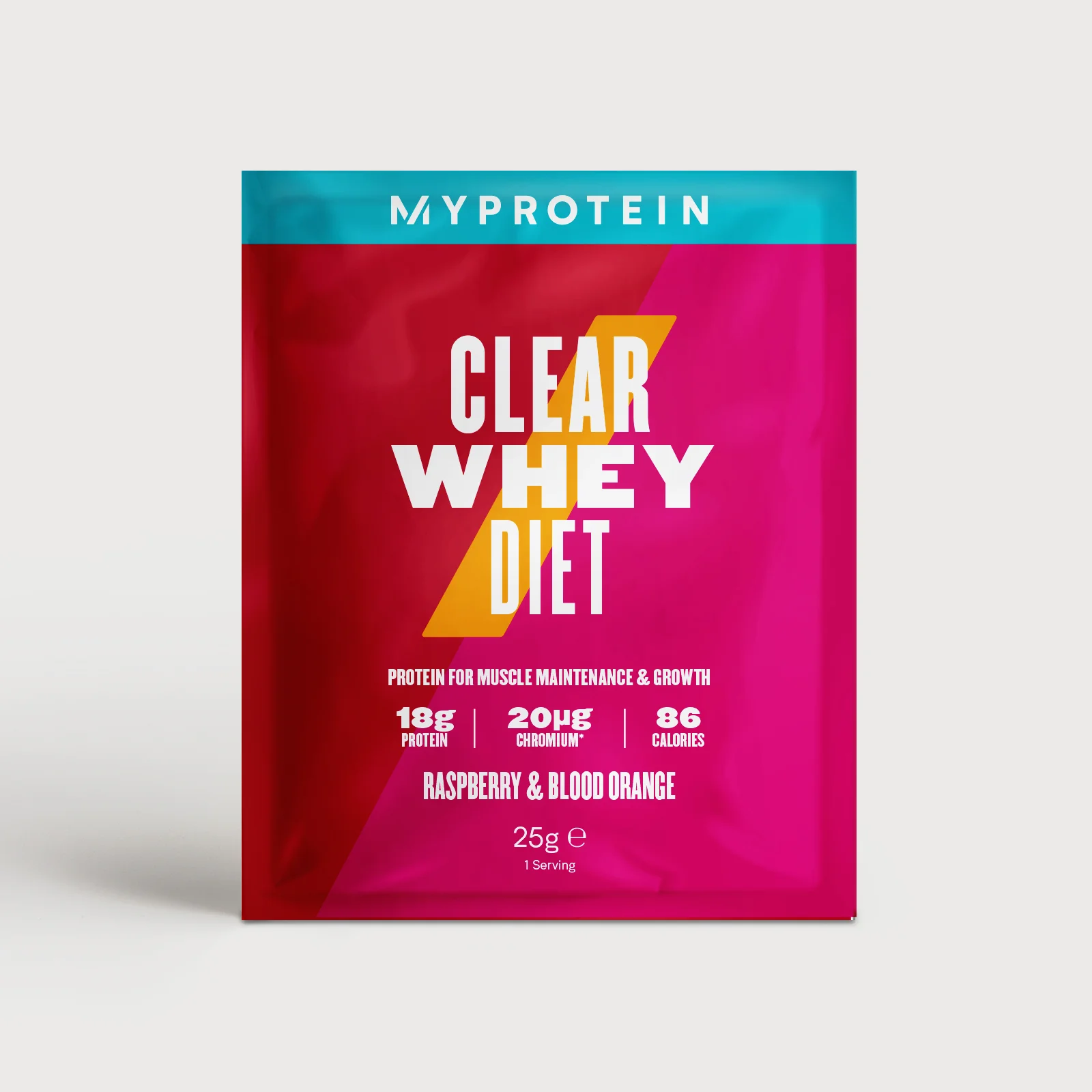 Myprotein Clear Diet Whey (Sample) - 25g - Raspberry & Blood Orange الصورة 1