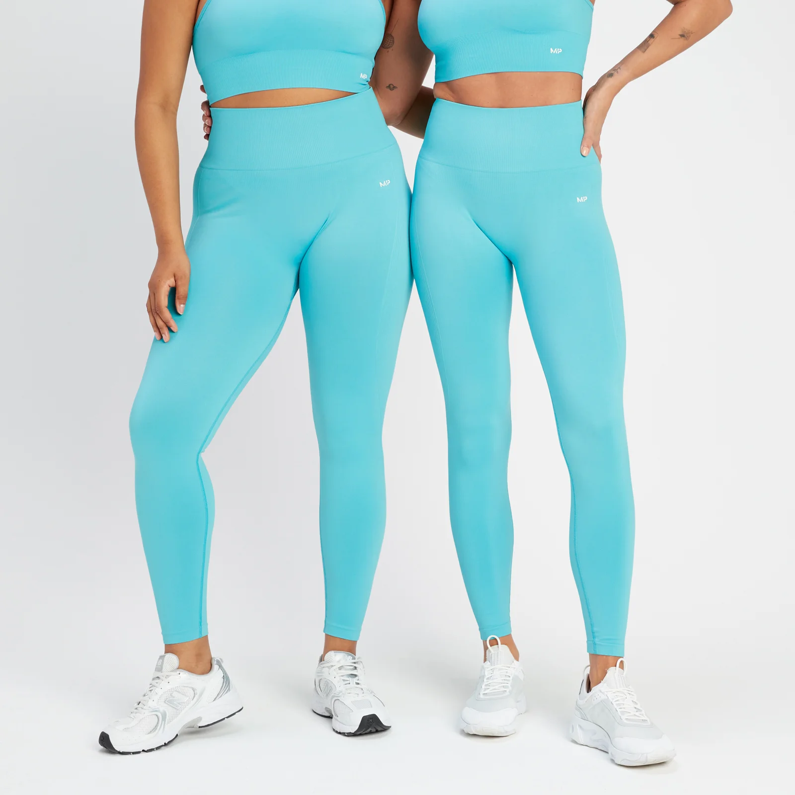 MP Women's Crayola Shape Seamless Ultra Leggings - Aquamarine - XXS الصورة 1
