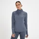 MP Women's Velocity Reflective 1/4 Zip Top - Shadow Blue