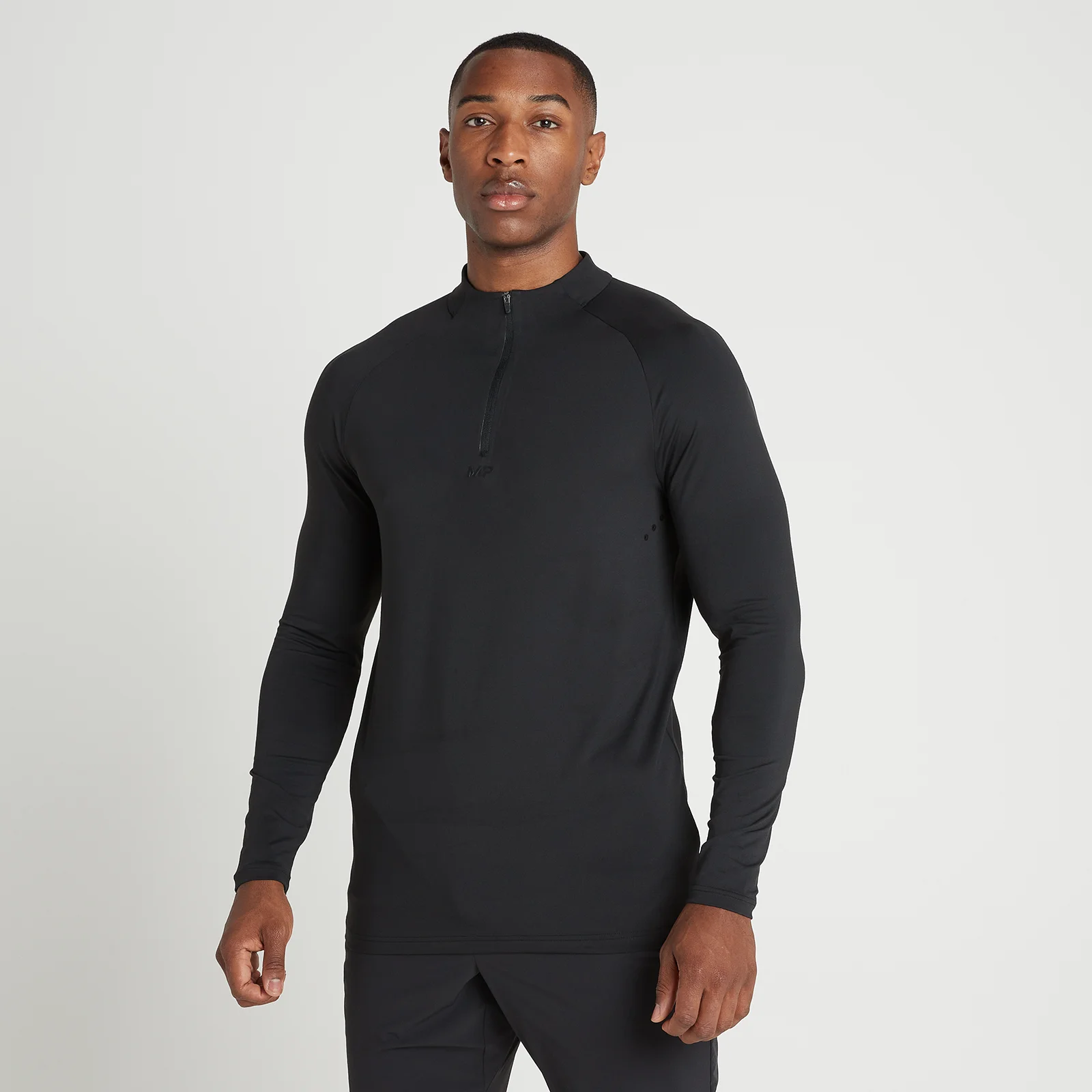 MP Men's Tempo Ultra 1/4 Zip - Black - XXS الصورة 1