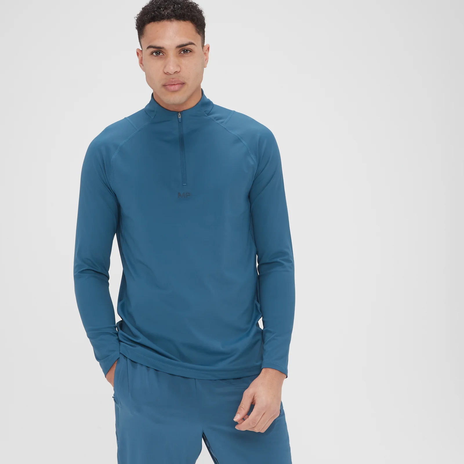 MP Men's Tempo Ultra 1/4 Zip - Deep Slate - XXS الصورة 1
