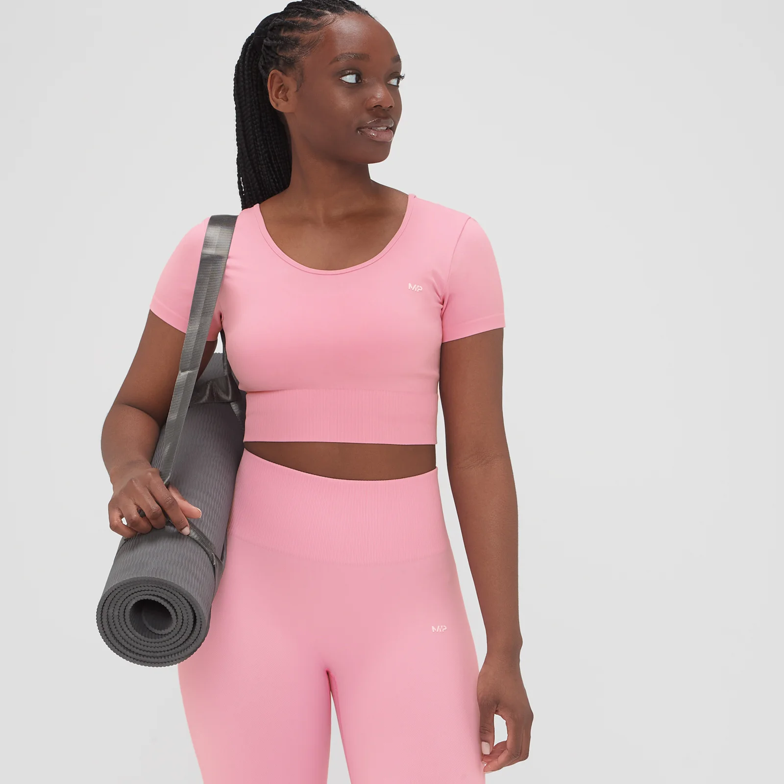 MP Women's Composure Seamless Crop Top - Blossom Pink - XXS الصورة 1