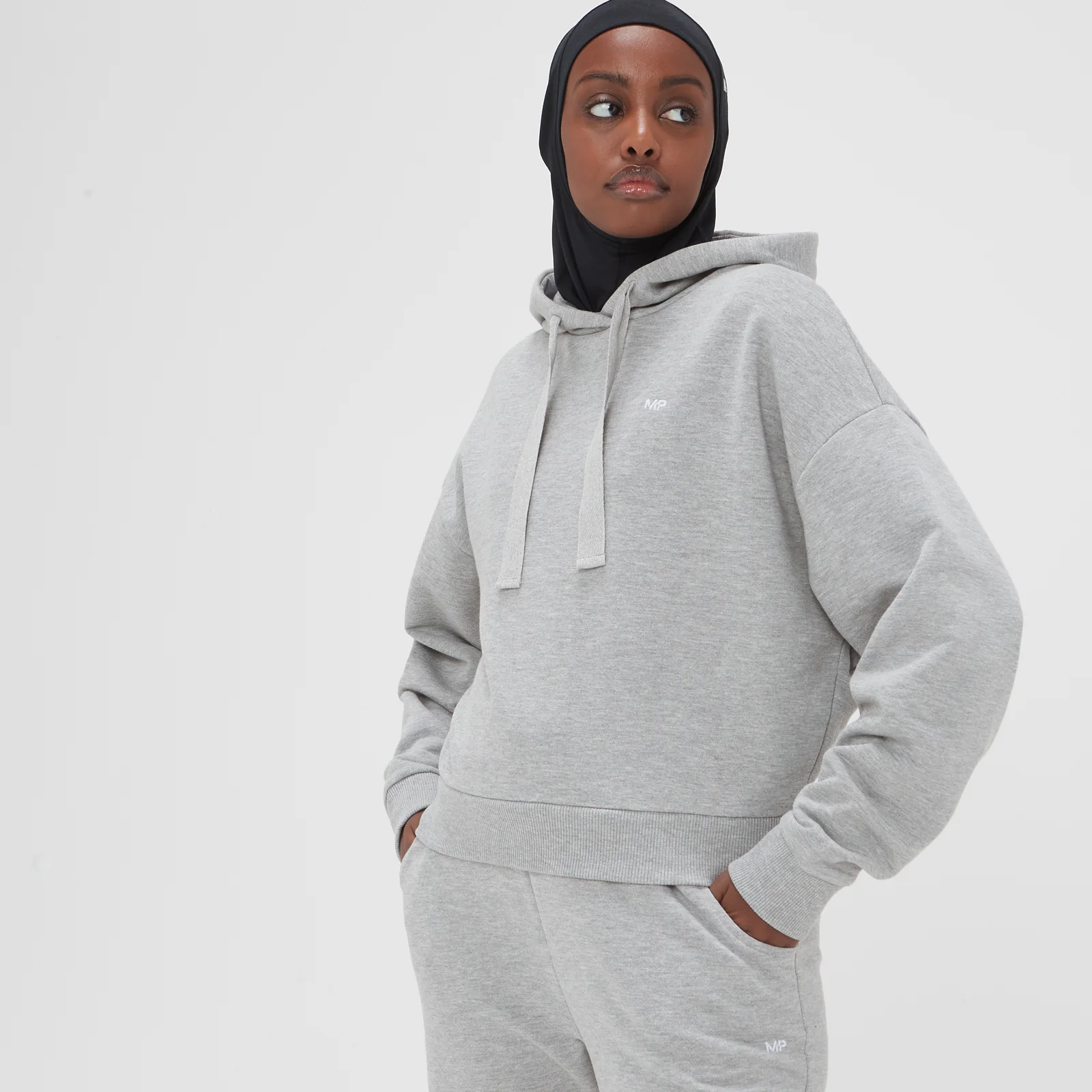MP Women's Composure Hoodie - Grey Marl - XXS الصورة 1