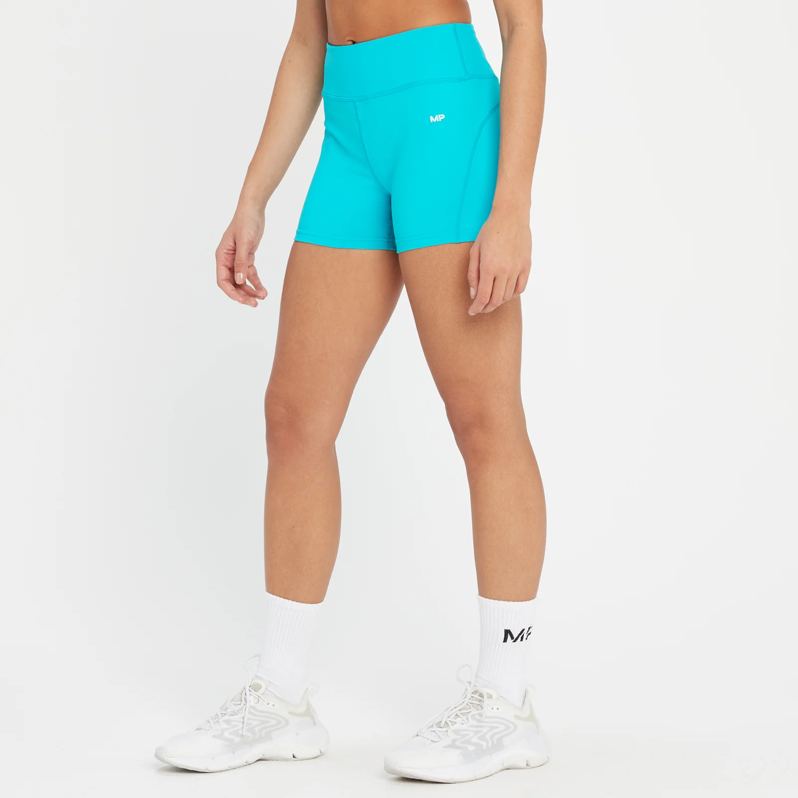 MP Women's Power Booty Short - Blue Lagoon - XXS الصورة 1