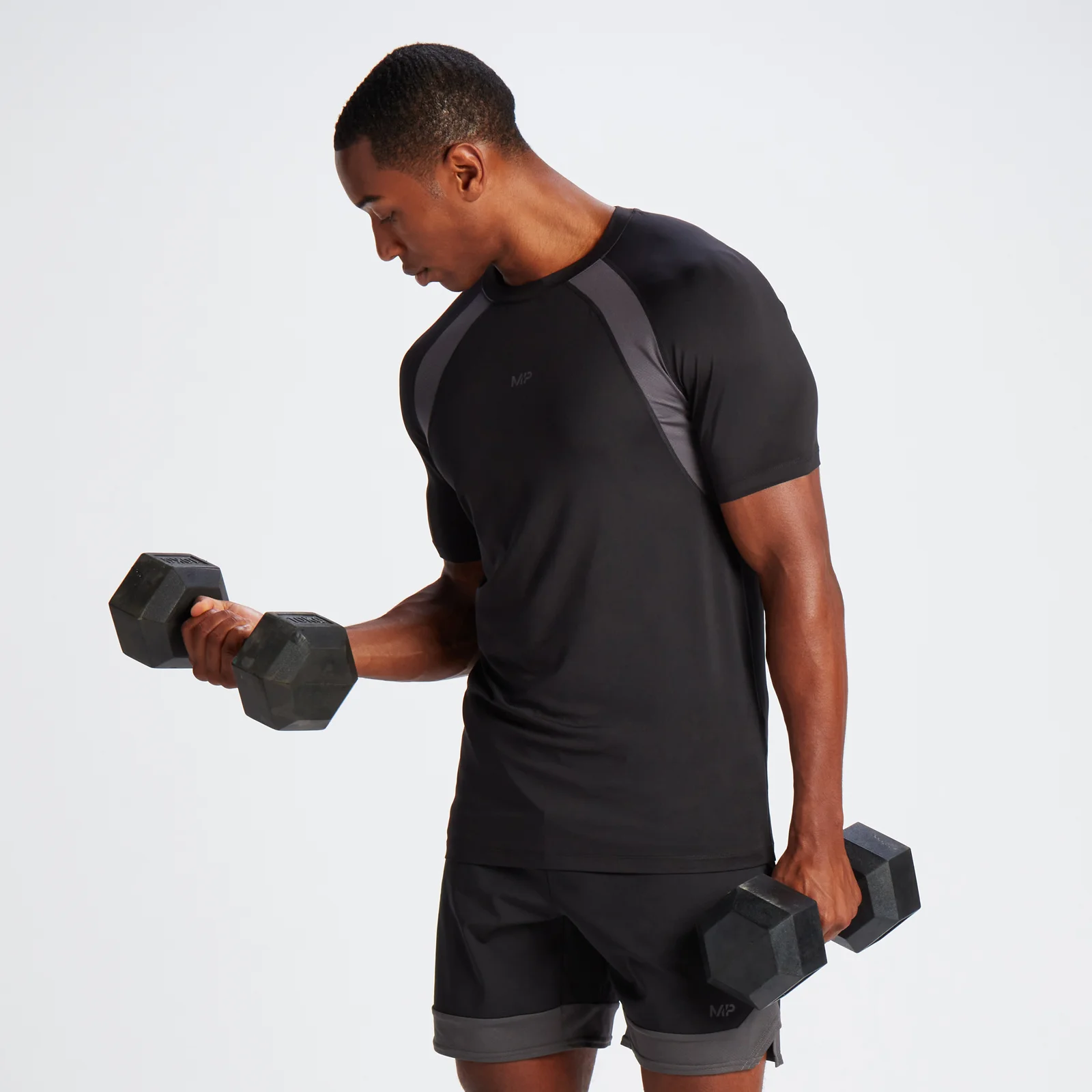 تيشيرت Tempo من MP للرجال - لون أسود - XS الصورة 1