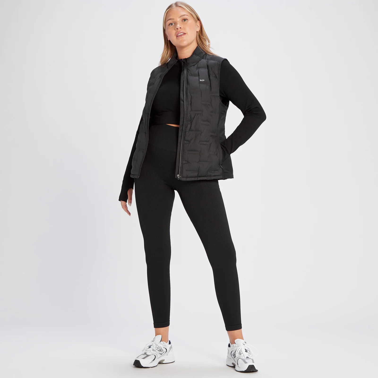 جيليه مبطن Velocity Ultra من MP للسيدات - لون أسود - XXS الصورة 1