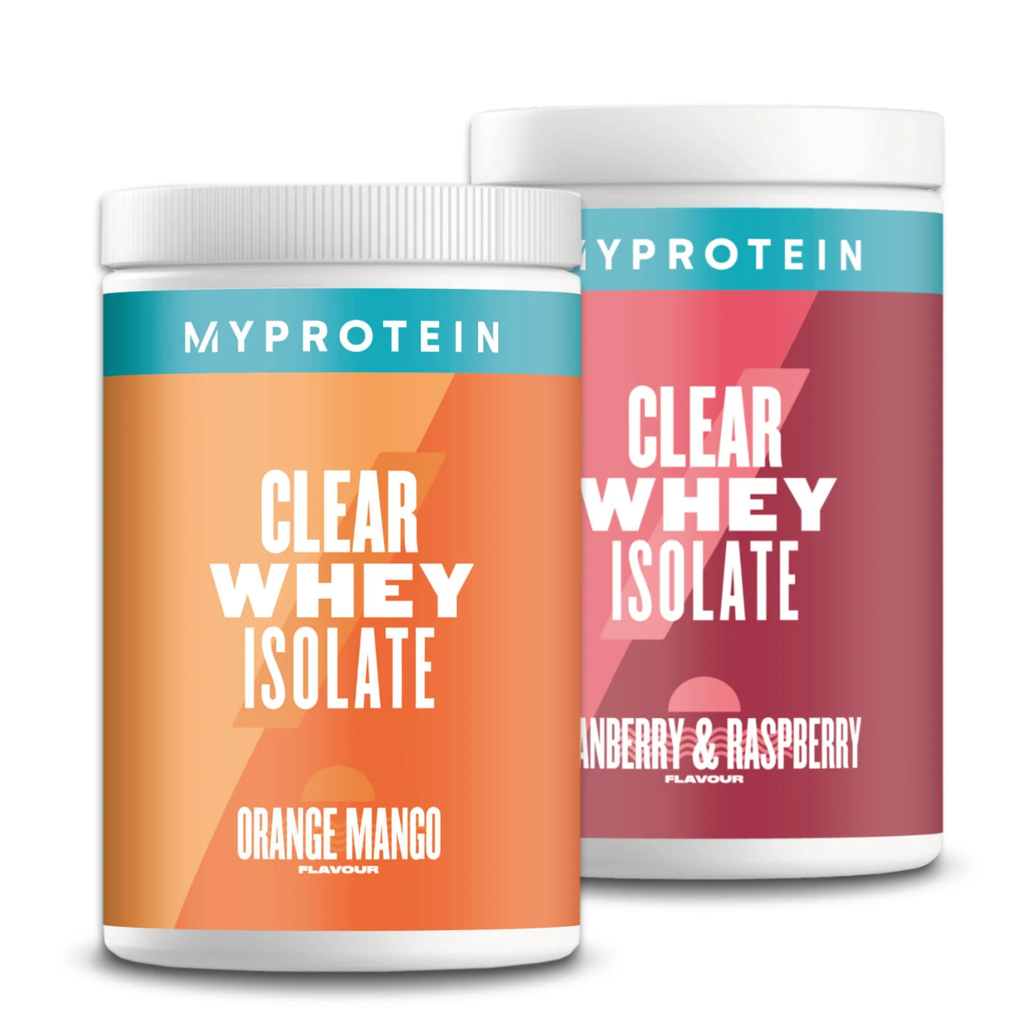 Myprotein Clear Whey Isolate Mix and Match Twin Pack (AU) - Orange Mango - Tropical Dragonfruit الصورة 1